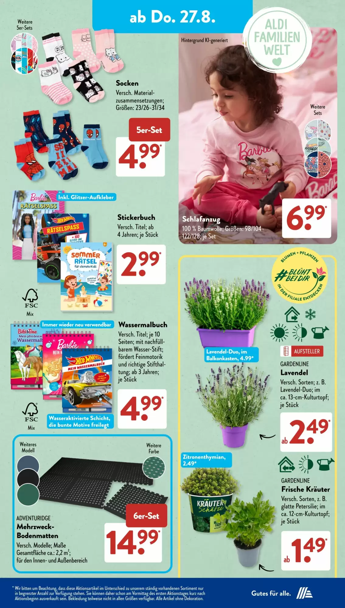 Aldi Süd Prospekt Ab 24.08.2026 Bis 29.08.2026 - Bild 1 Ab 24.08.2026