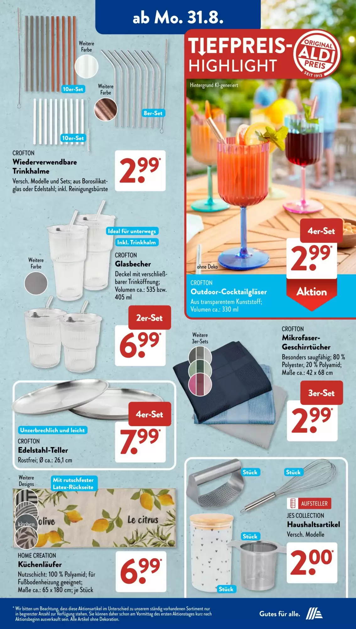 Aldi Süd Prospekt Gültig Vom 31.08.2026 Bis 05.09.2026 - Bild 2 Ab 31.08.2026