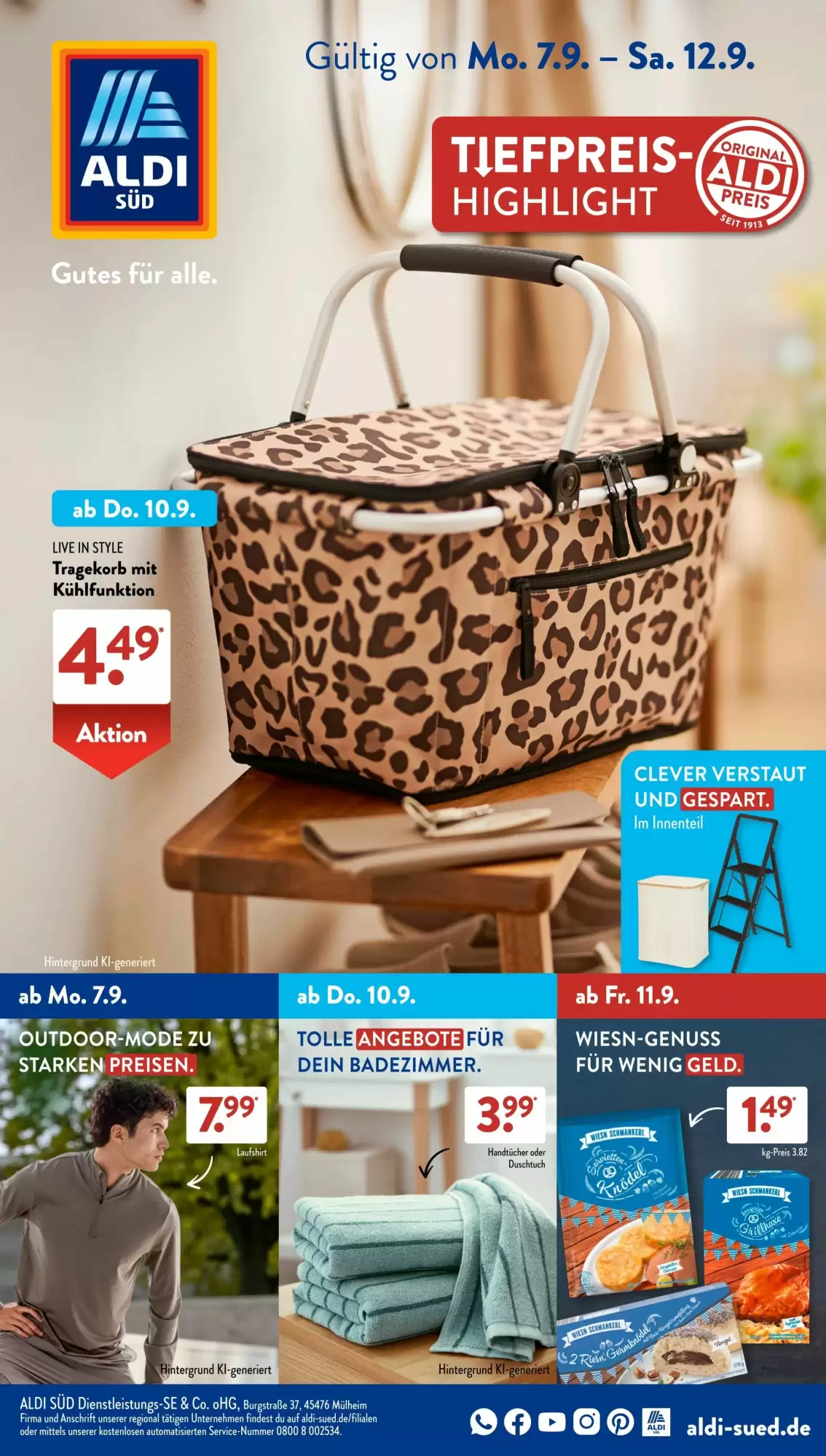 Aldi Süd Prospekt Ab 07.09.2026 Bis 12.09.2026 - Bild 1 Ab 07.09.2026