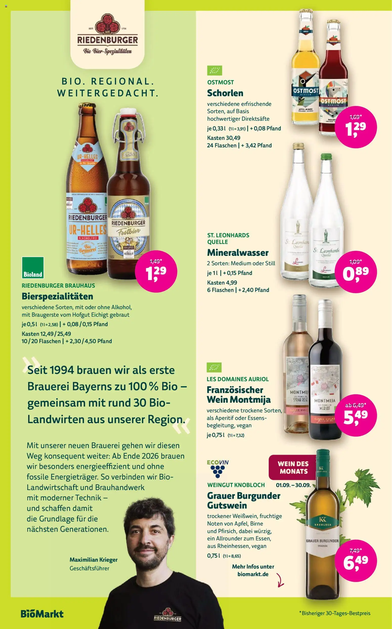 Biomarkt Prospekt Ab 09.09.2026 Bis 22.09.2026 - Bild 2 Ab 09.09.2026