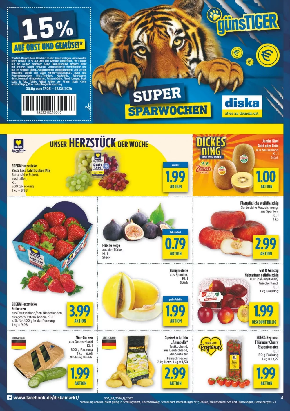 Diska Prospekt Ab 17.08.2026 Bis 22.08.2026 - Bild 2 Ab 17.08.2026