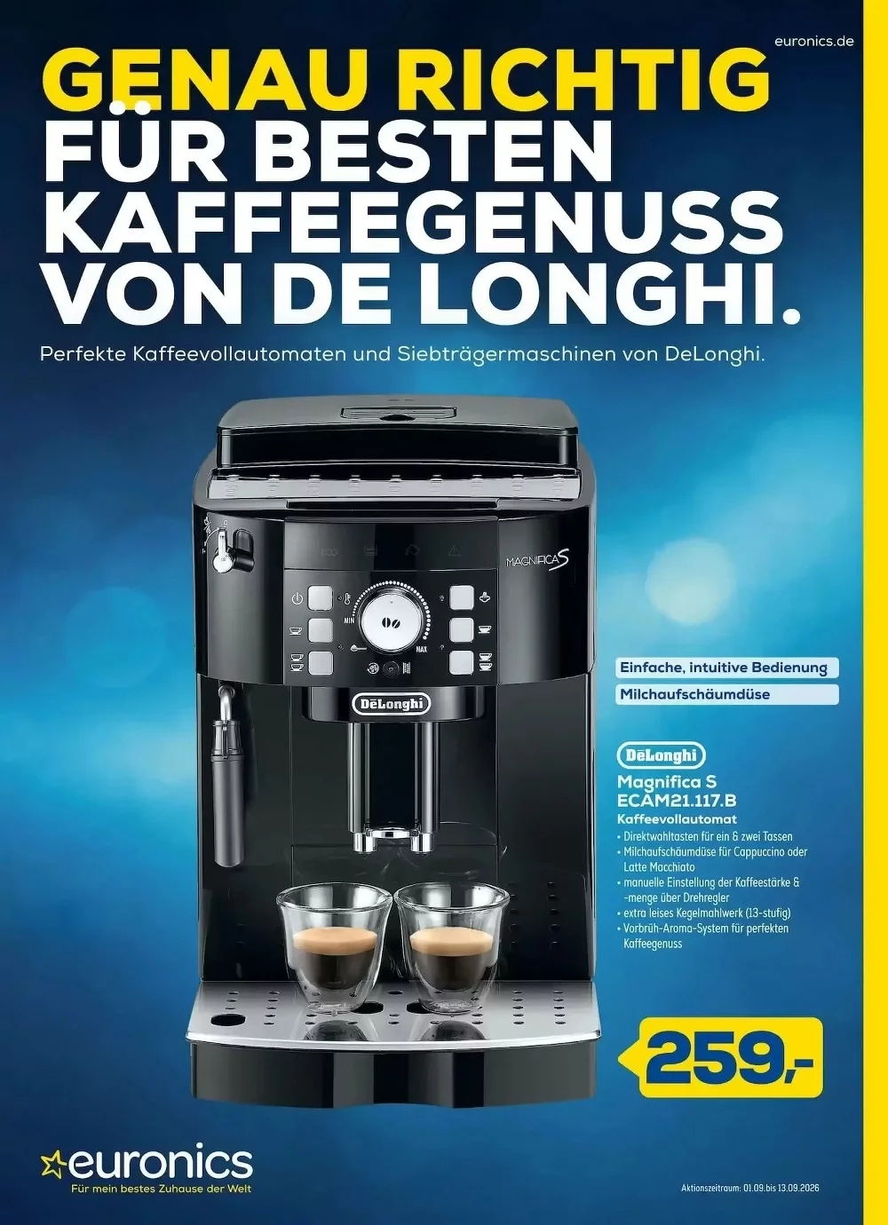 Euronics Prospekt Gültig Vom 01.09.2026 Bis 13.09.2026 - Bild 1 Ab 01.09.2026