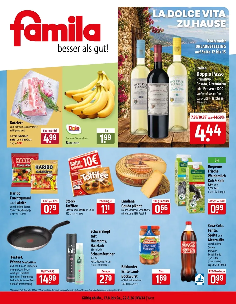 Famila Prospekt Gültig Vom 17.08.2026 Bis 22.08.2026 - Bild 1 Ab 17.08.2026