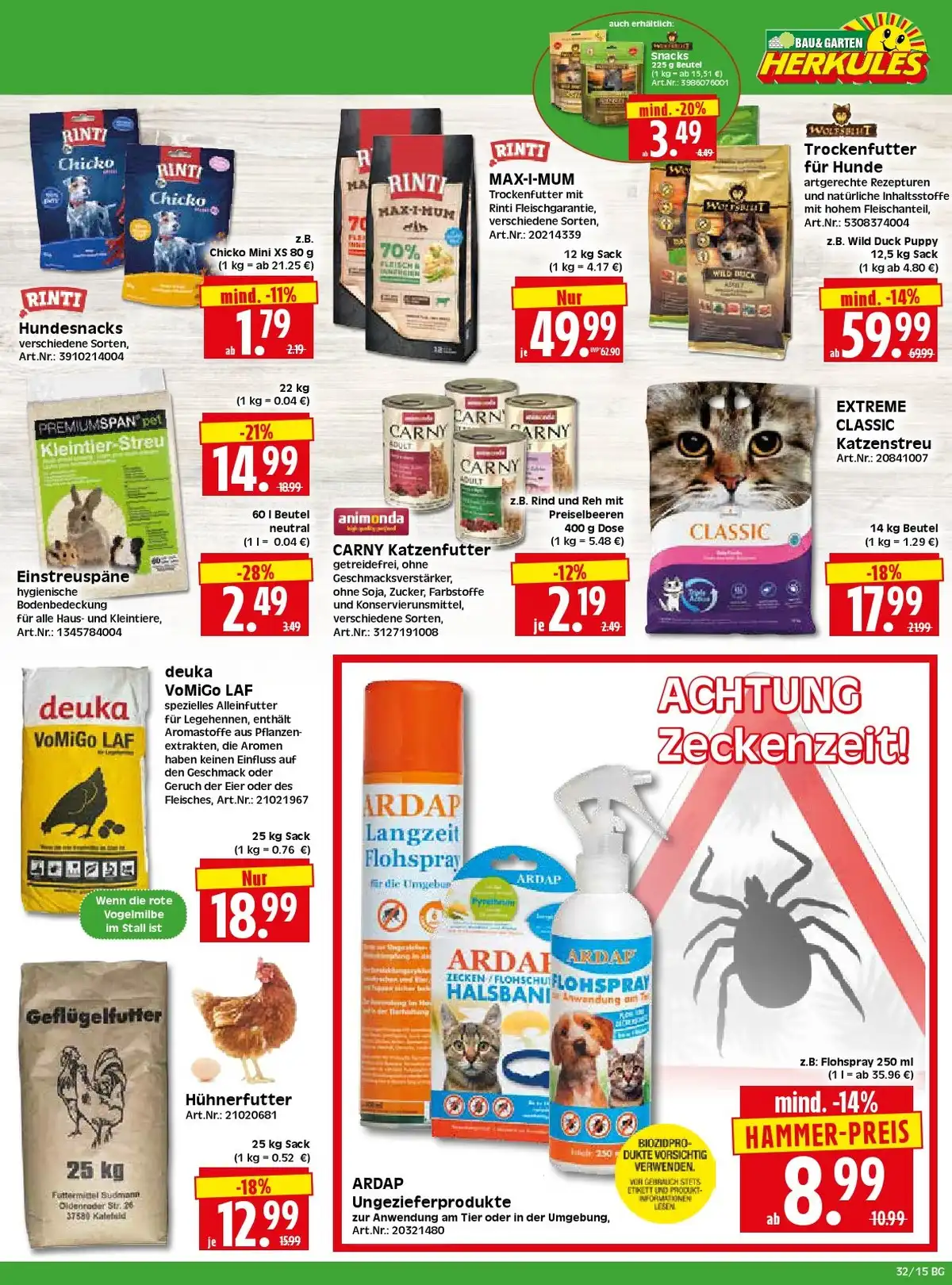Herkules Baumarkt Prospekt Ab 03.08.2026 Bis 08.08.2026 - Bild 1 Ab 03.08.2026