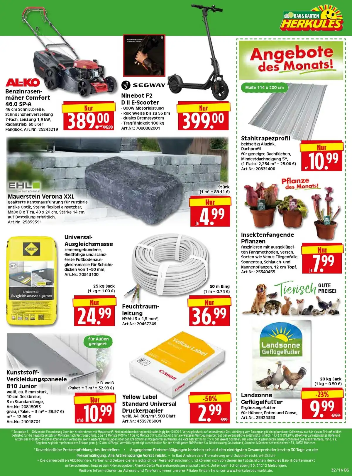 Herkules Baumarkt Prospekt Ab 03.08.2026 Bis 08.08.2026 - Bild 2 Ab 03.08.2026