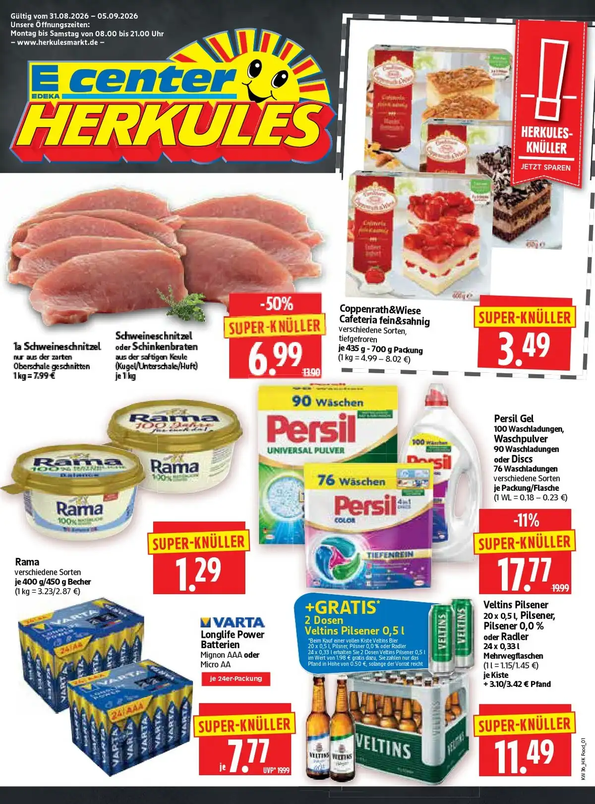 Herkules Prospekt Ab 31.08.2026 Bis 05.09.2026 – Top Angebote - Bild 1 Ab 31.08.2026