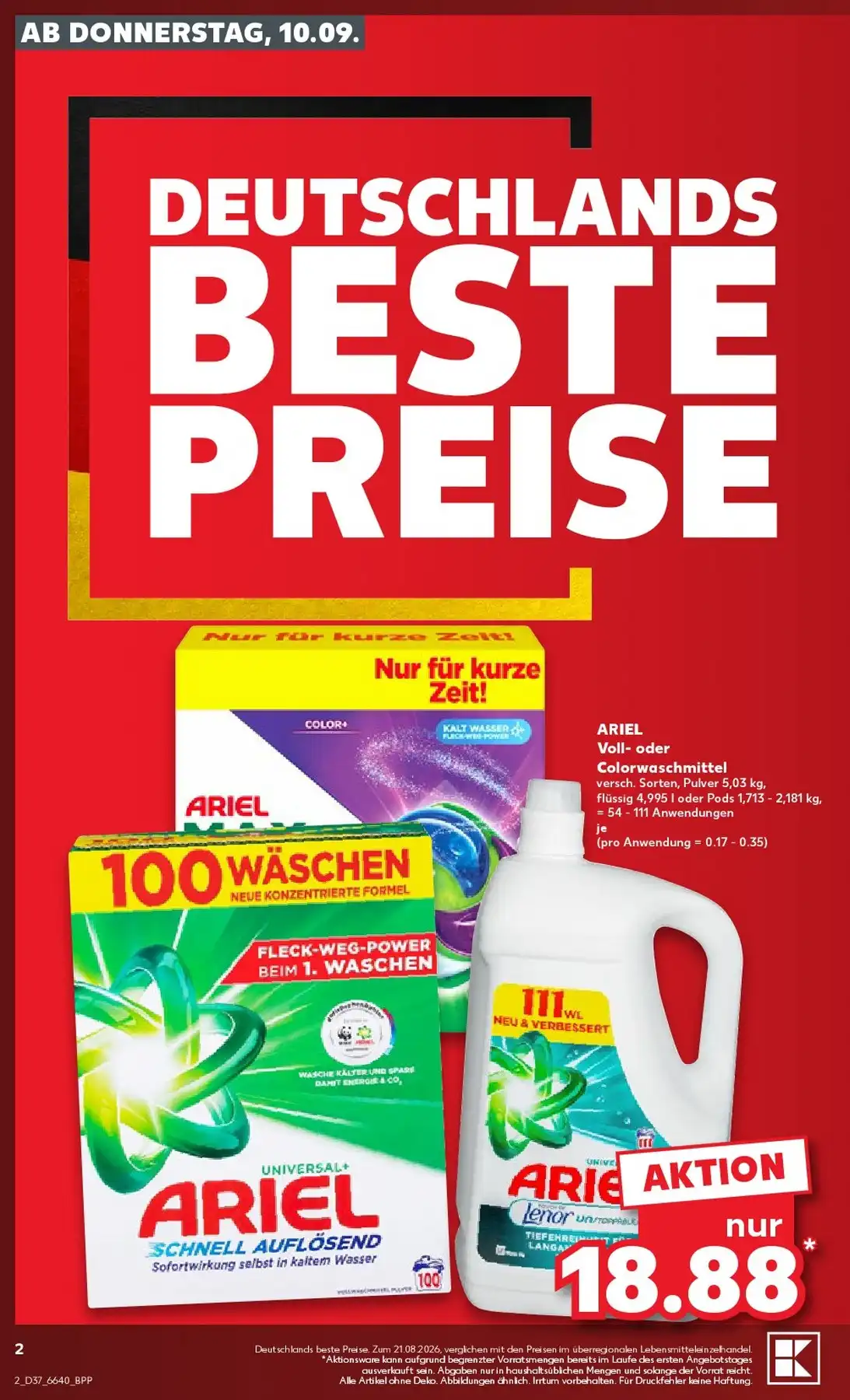 Kaufland Prospekt 10.09.2026 Bis 16.09.2026 - Bild 2 Ab 10.09.2026