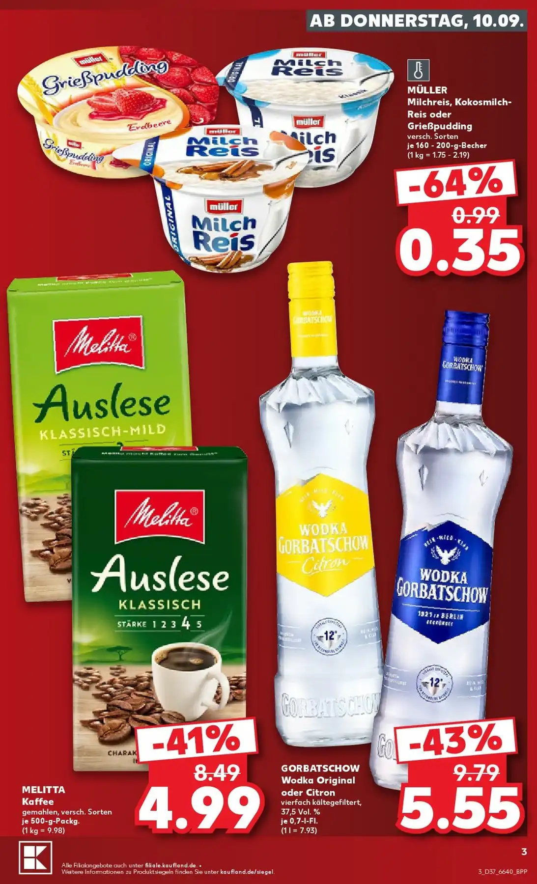 Kaufland Prospekt 10.09.2026 Bis 16.09.2026 - Bild 1 Ab 10.09.2026