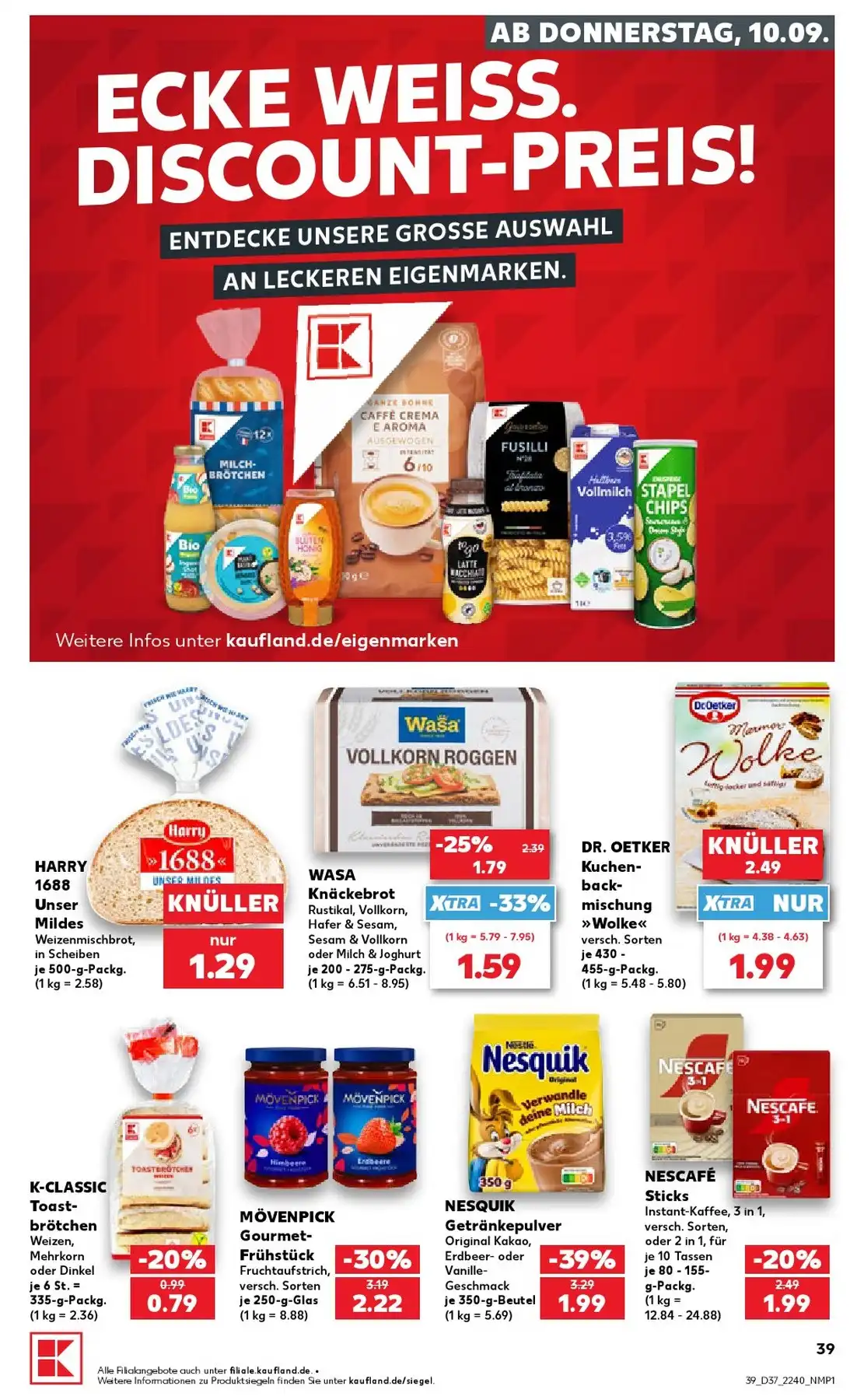 Kaufland Prospekt 10.09.2026 Bis 16.09.2026 - Bild 1 Ab 10.09.2026