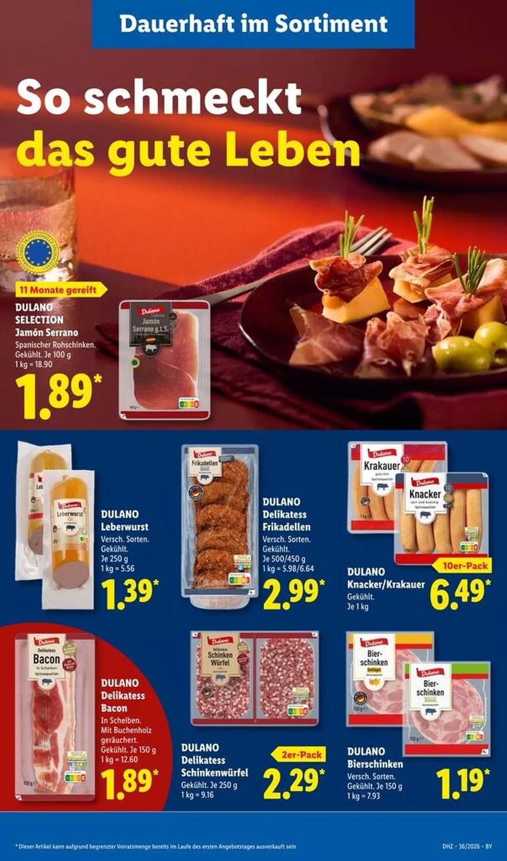Lidl Prospekt Gültig Vom 31.08.2026 Bis 05.09.2026 Nächste Woche - Bild 1 Ab 31.08.2026