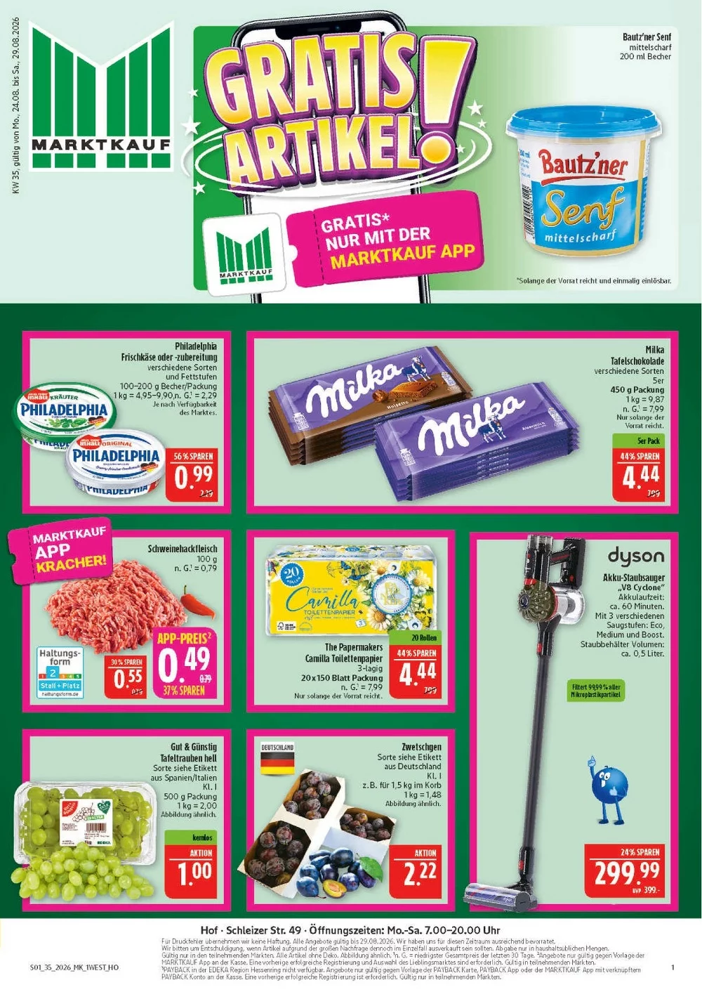 Marktkauf Prospekt Gültig Vom 24.08.2026 Bis 29.08.2026 - Bild 1 Ab 24.08.2026