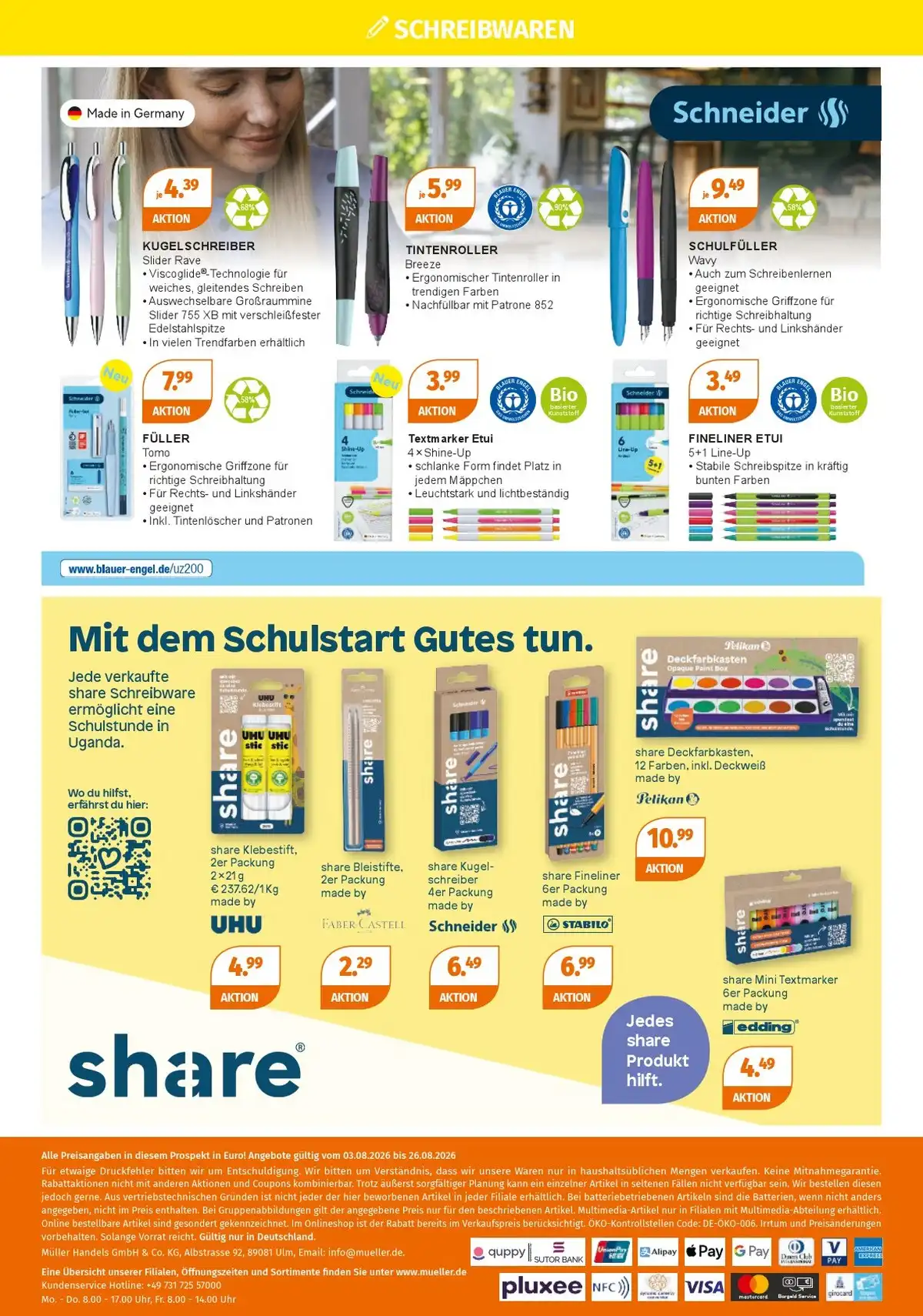 Müller Prospekt Ab 10.08.2026 Bis 15.08.2026 Nächste Woche - Bild 2 Ab 10.08.2026