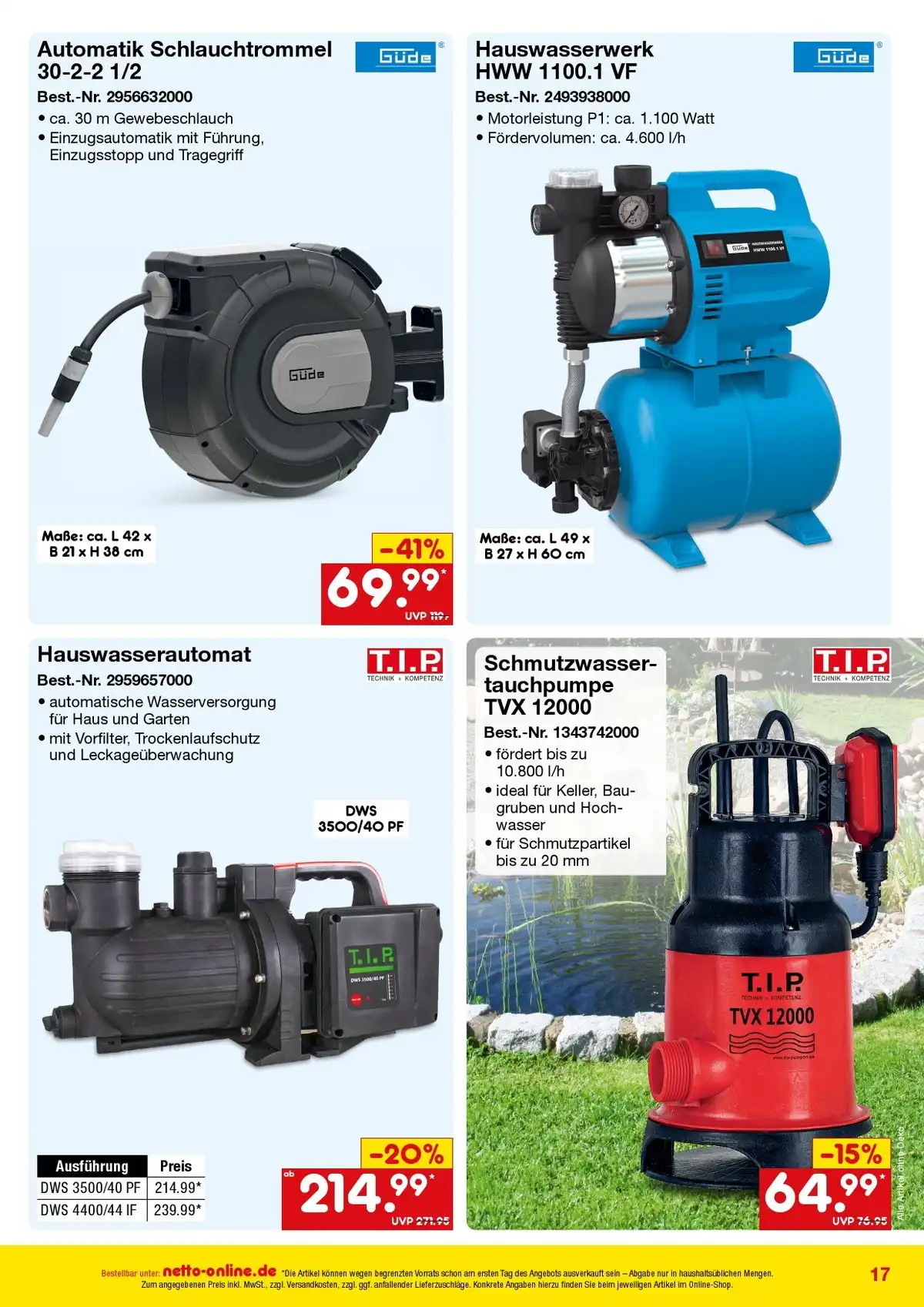 Online Angebote August