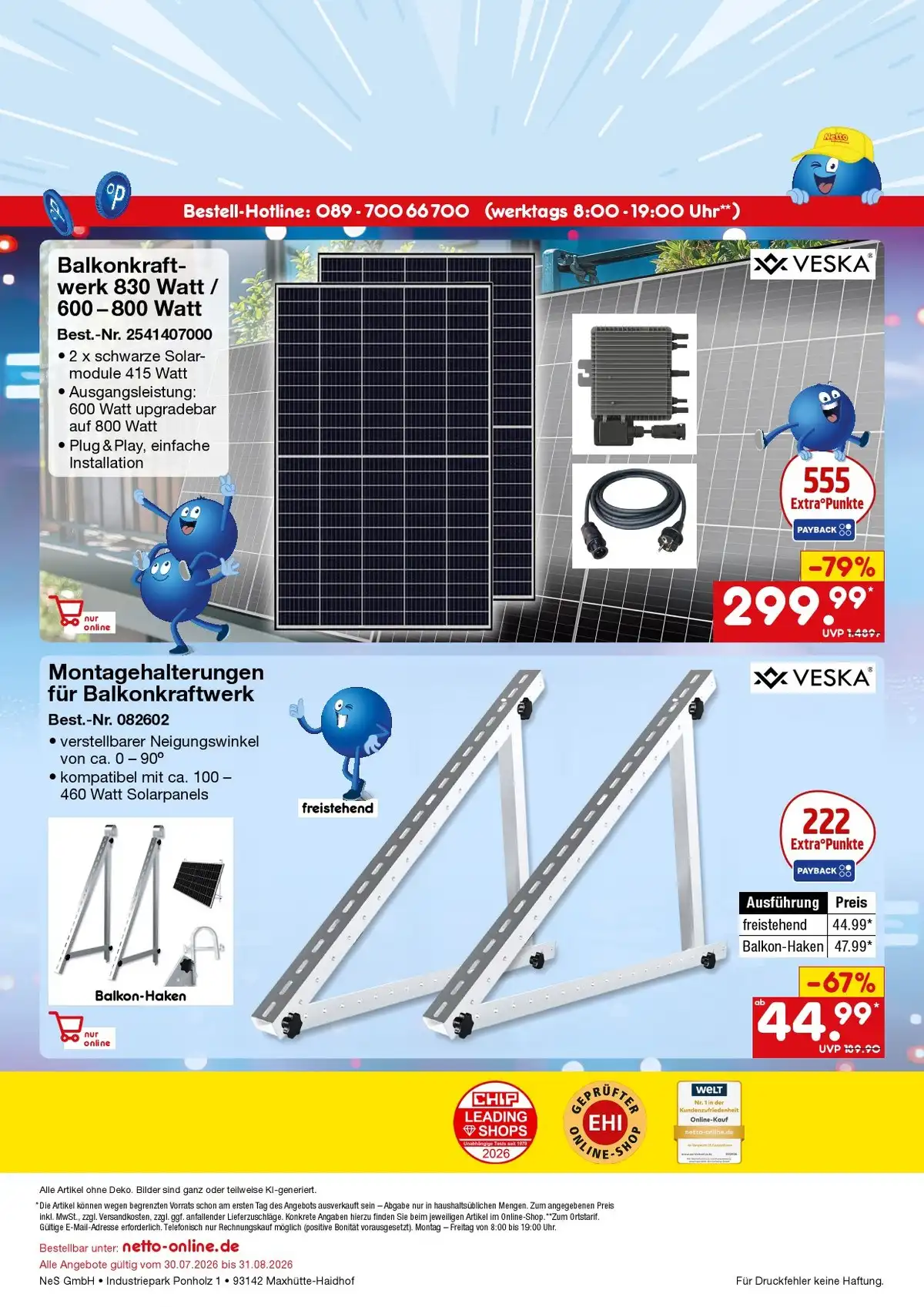 Online Angebote August