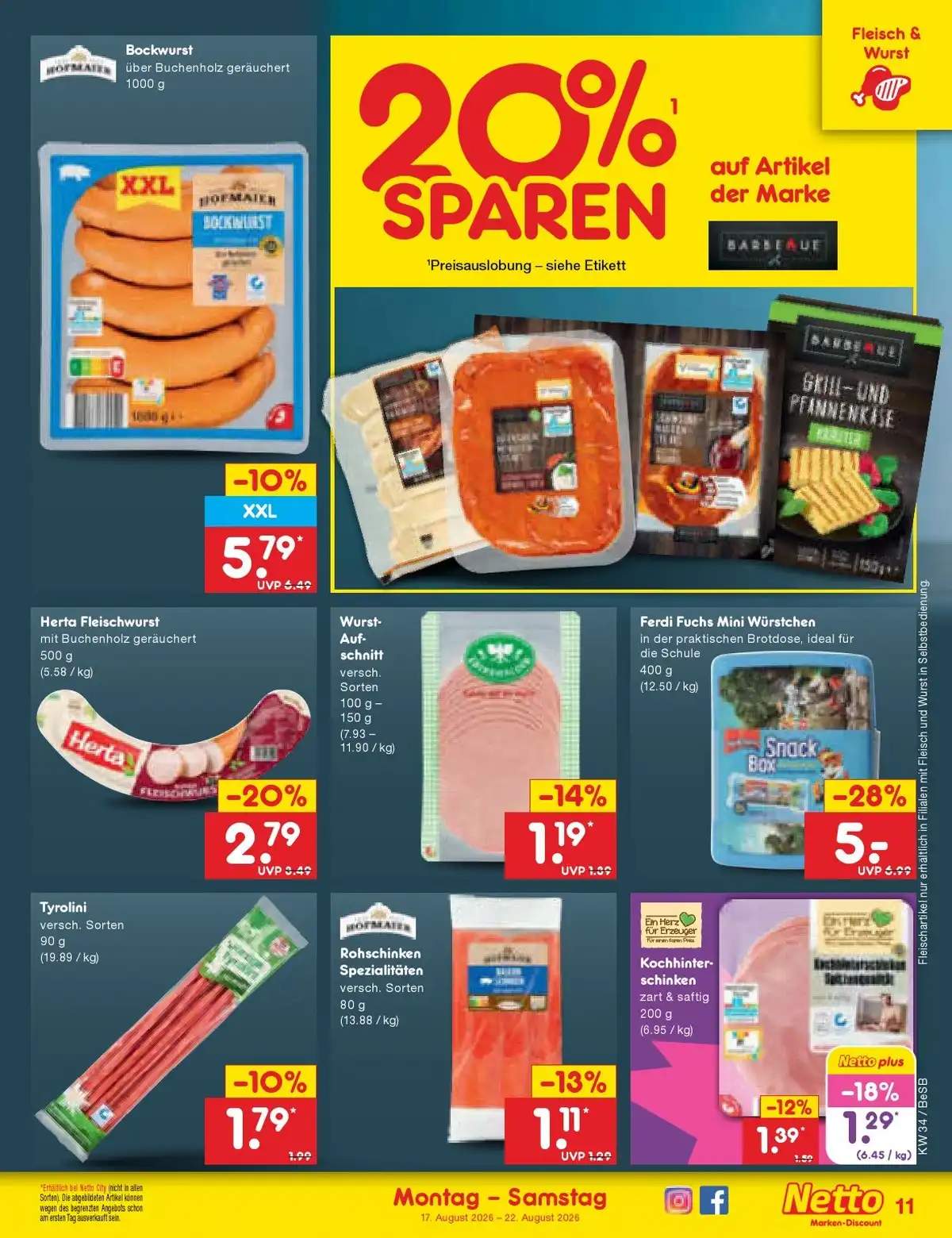 Netto Marken-Discount Prospekt Ab 17.08.2026 Bis 22.08.2026 Nächste Woche - Bild 5 Ab 17.08.2026