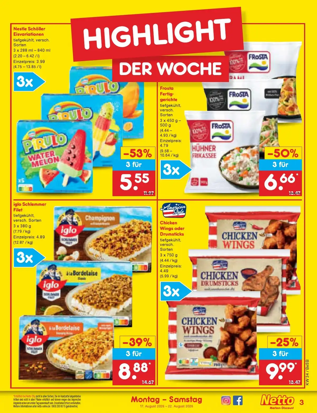 Netto Marken-Discount Prospekt Ab 17.08.2026 Bis 22.08.2026 Nächste Woche - Bild 1 Ab 17.08.2026