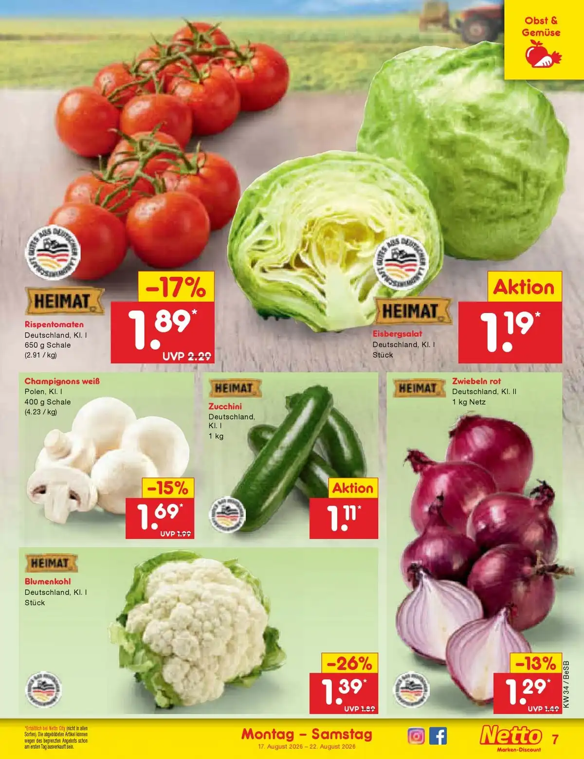 Netto Marken-Discount Prospekt Ab 17.08.2026 Bis 22.08.2026 Nächste Woche - Bild 1 Ab 17.08.2026