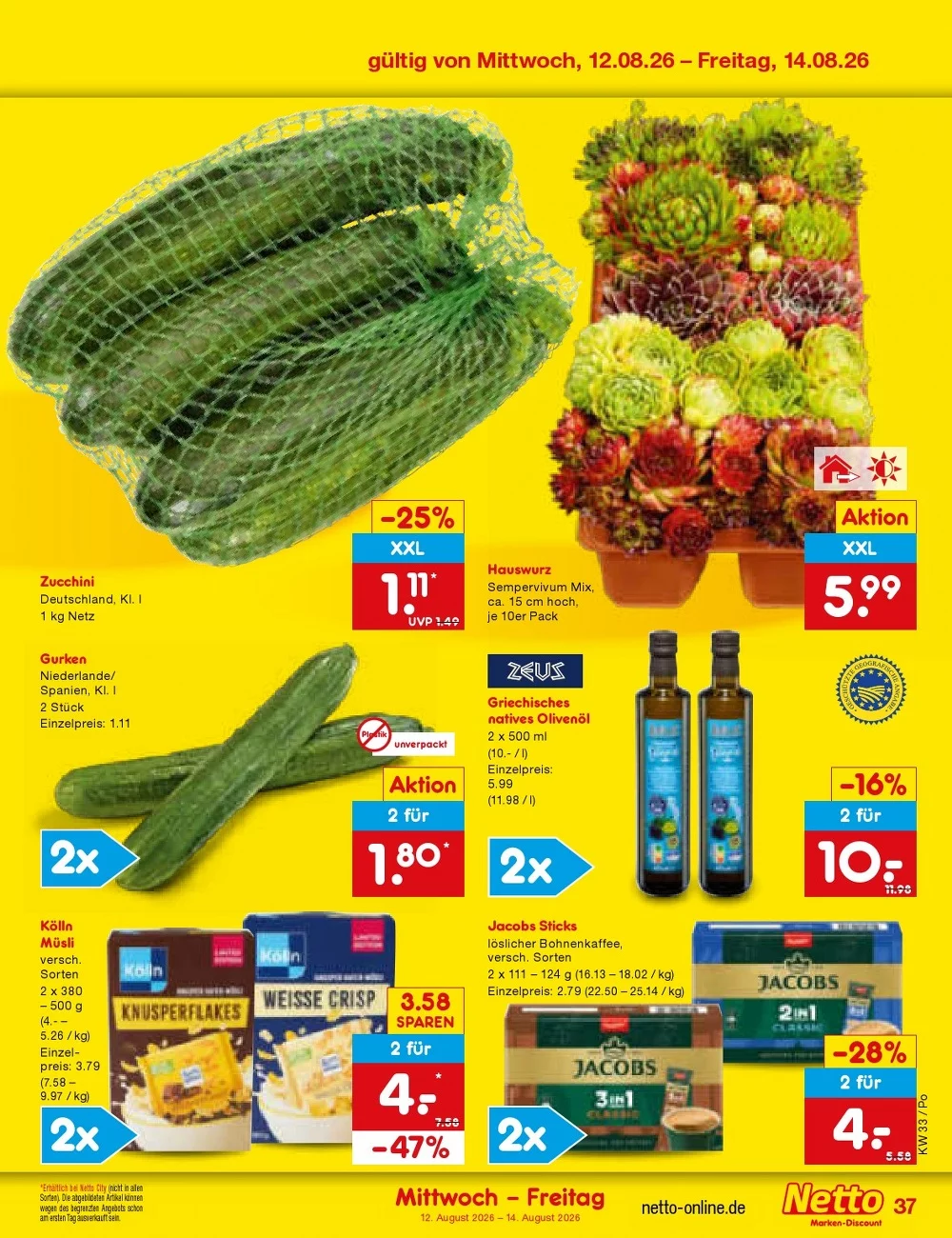 Netto Marken Discount Prospekt 10.08.2026 Bis 15.08.2026 - Bild 1 Ab 10.08.2026