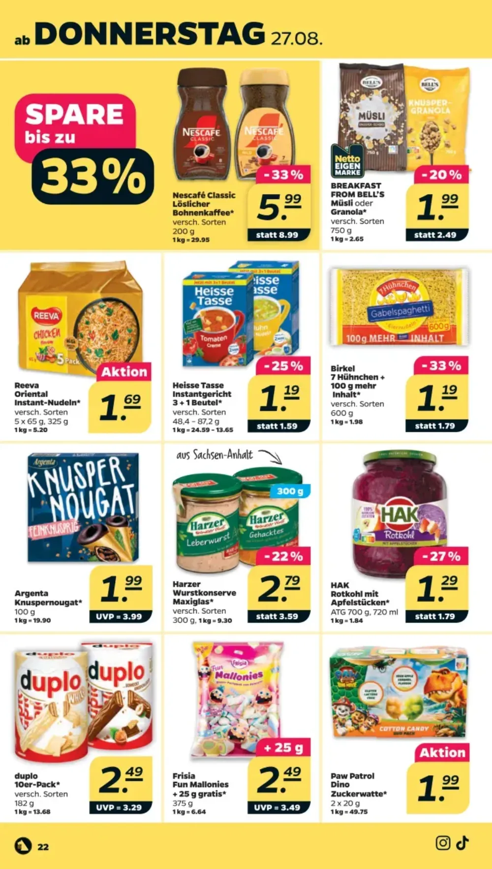 Netto (Scottie) Prospekt Ab 24.08.2026 Bis 29.08.2026 - Bild 1 Ab 24.08.2026