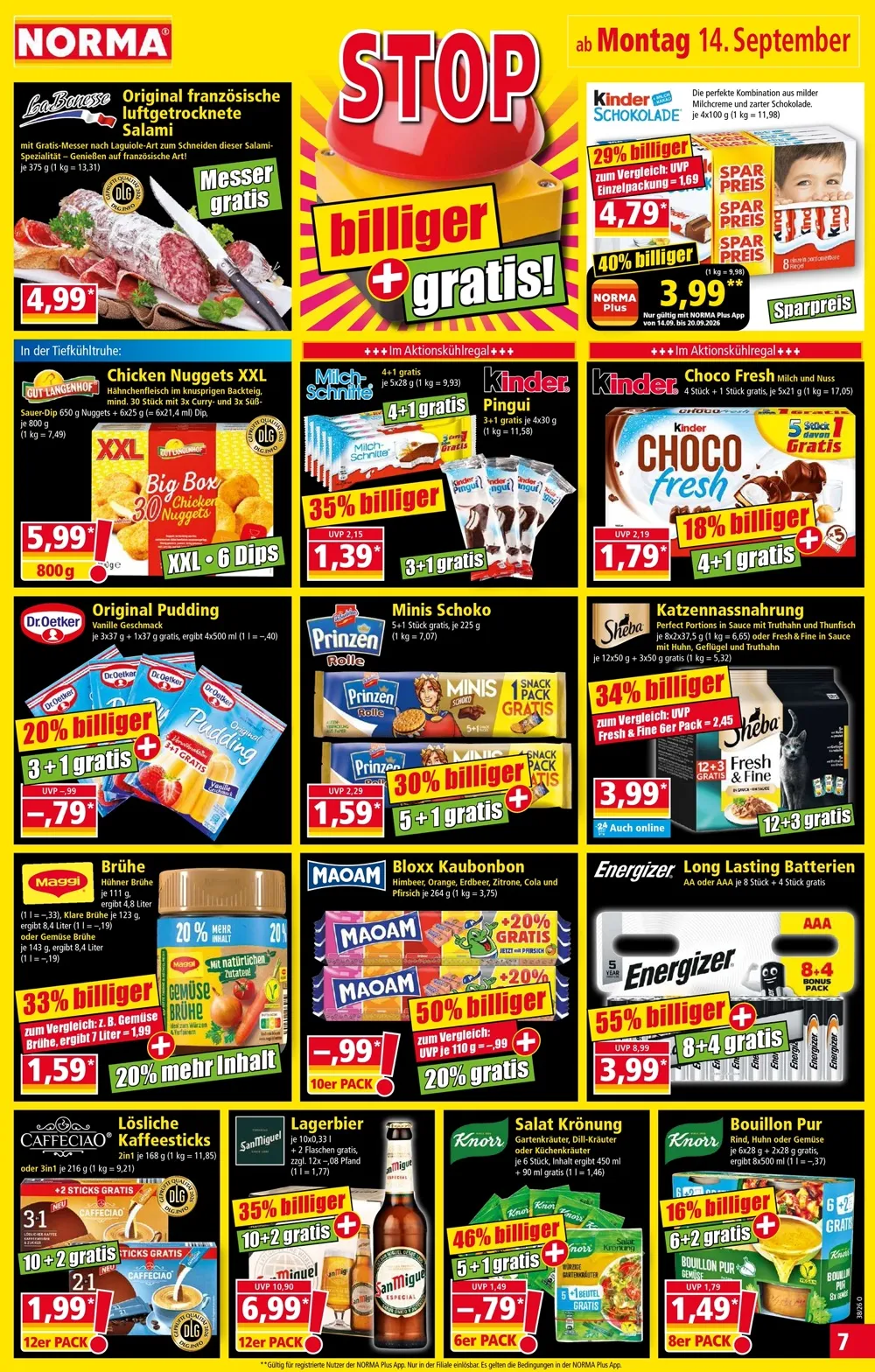 Norma Prospekt Gültig Vom 14.09.2026 Bis 19.09.2026 - Bild 1 Ab 14.09.2026