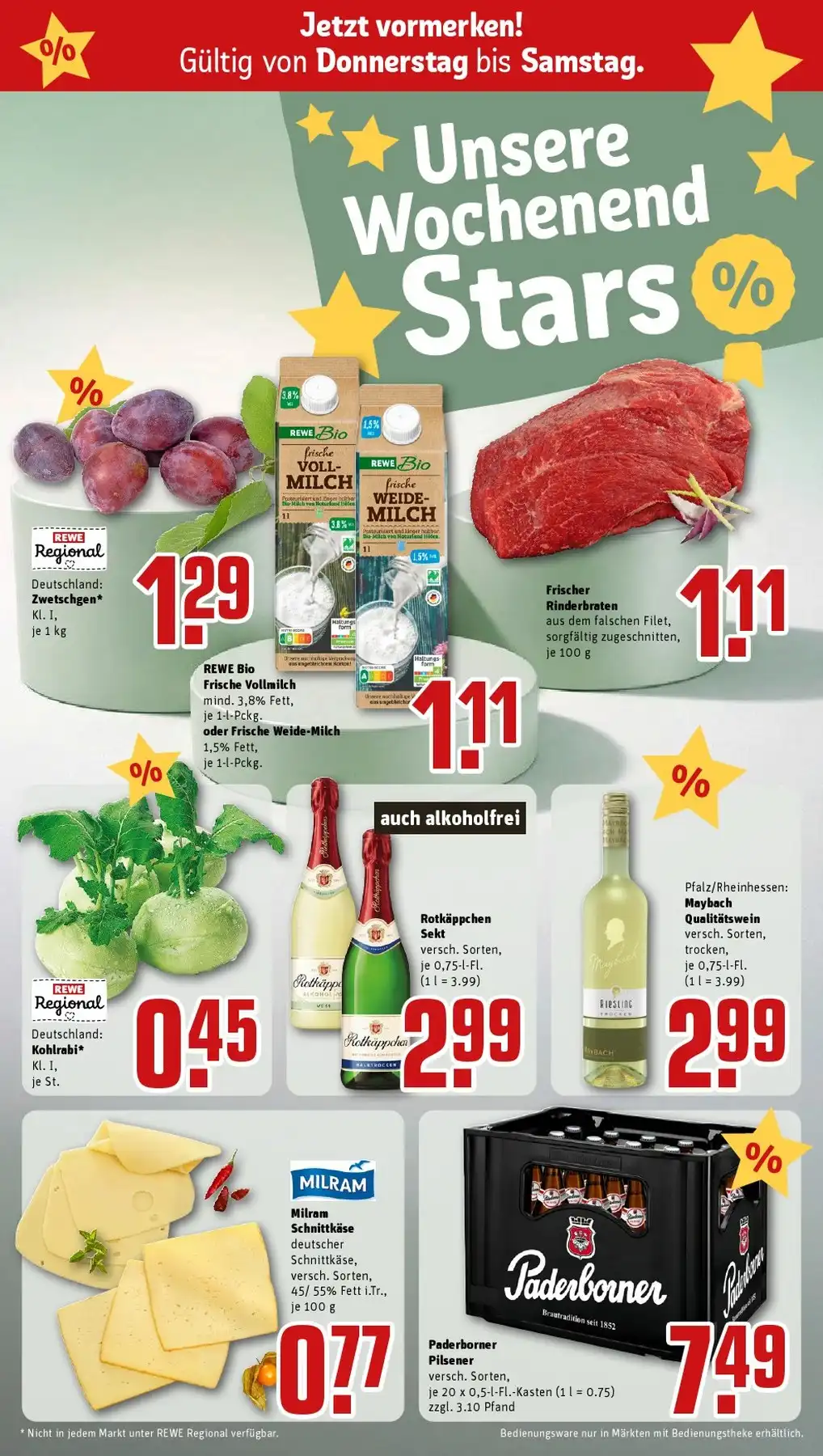 Rewe Kaufpark Prospekt Vom 31.08.2026 Bis 05.09.2026 Nächste Woche - Bild 1 Ab 24.08.2026