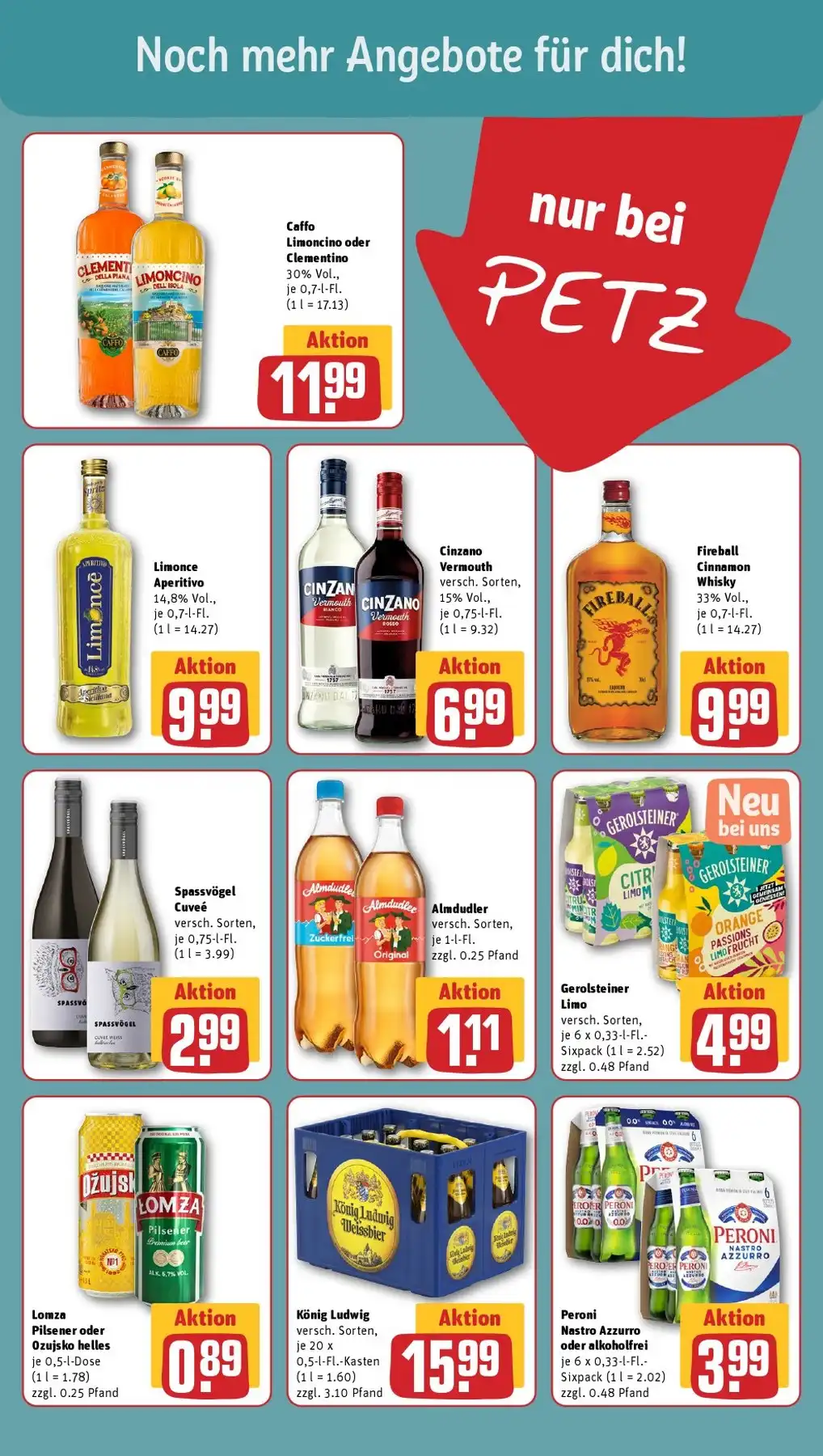 Rewe Petz Prospekt Angebote Ab 31.08.2026 Bis 05.09.2026 Nächste Woche - Bild 1 Ab 24.08.2026