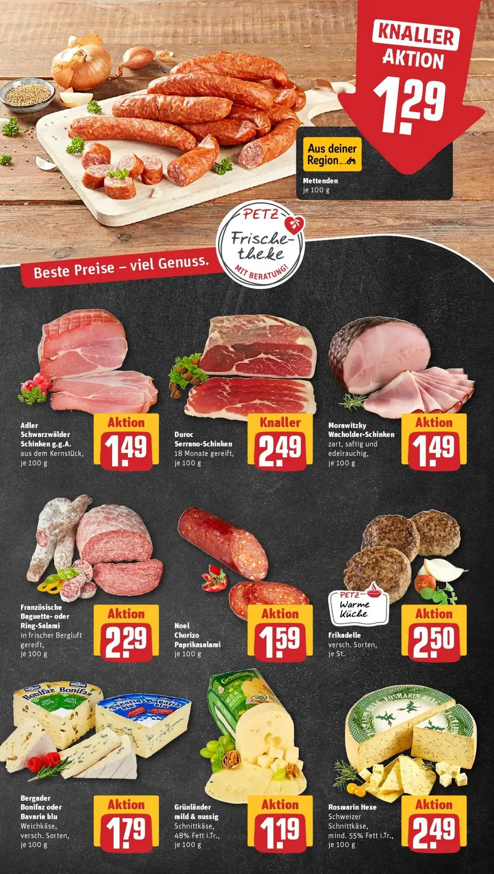 Rewe Petz Prospekt Angebote Ab 31.08.2026 Bis 05.09.2026 Nächste Woche - Bild 1 Ab 24.08.2026
