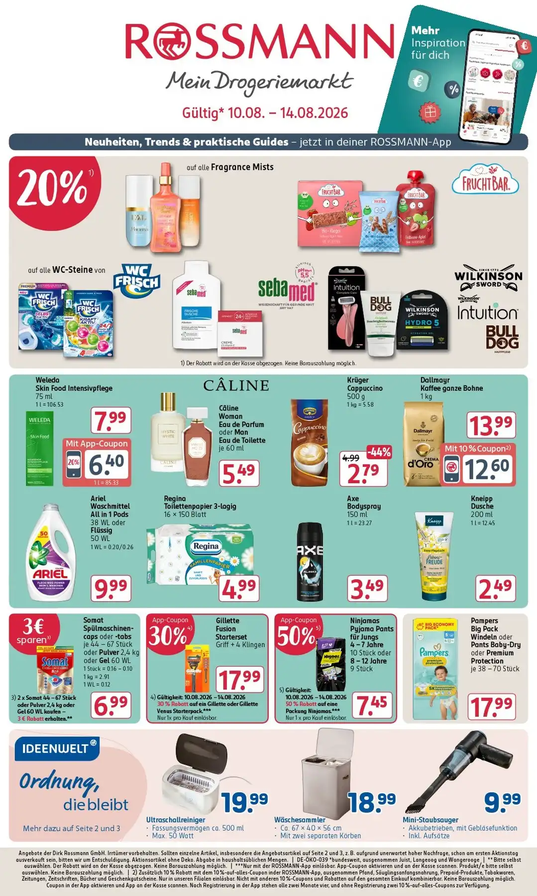 Rossmann Prospekt Gültig Vom 10.08.2026 Bis 15.08.2026 - Bild 1 Ab 10.08.2026