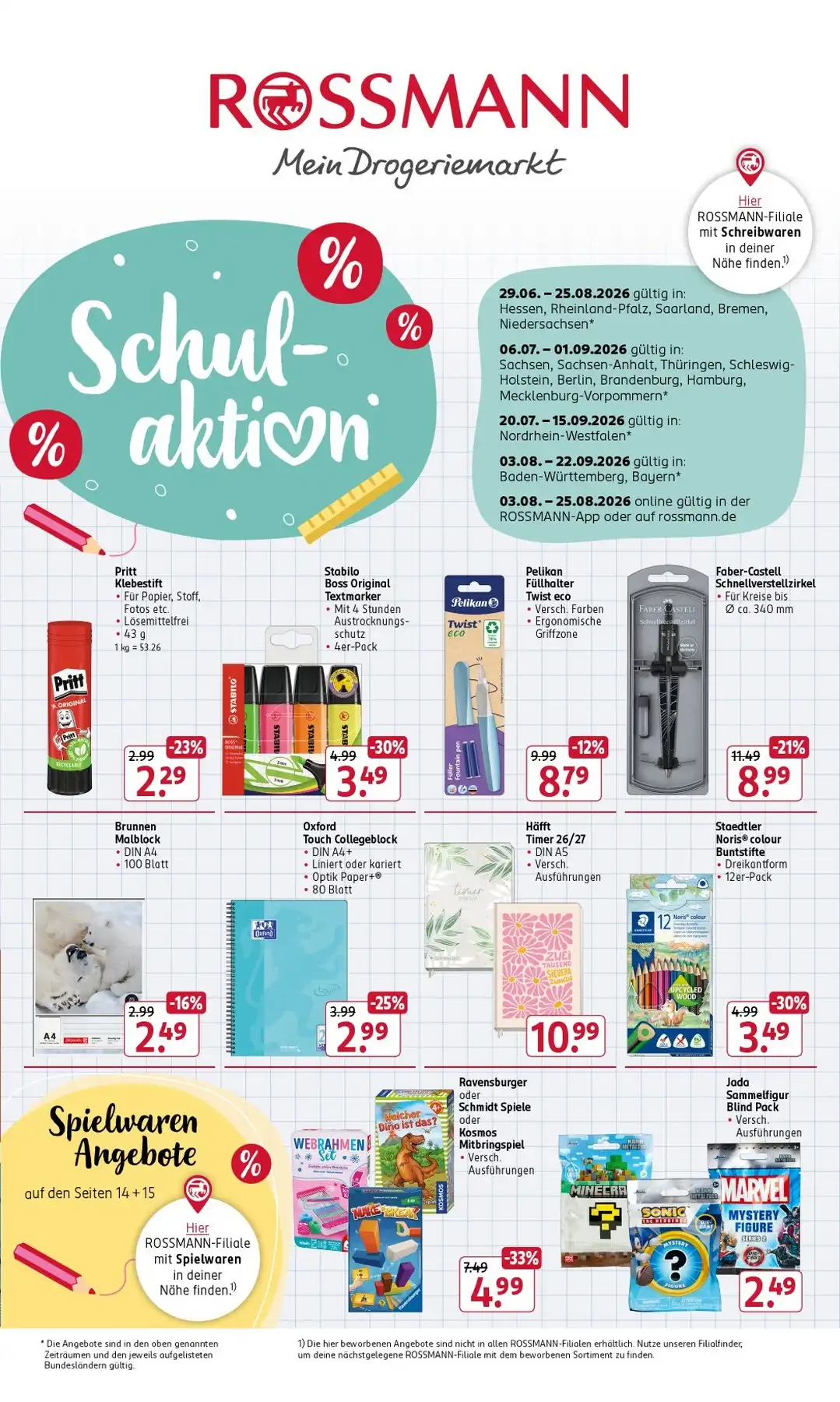 Rossmann Prospekt Gültig Vom 07.09.2026 Bis 12.09.2026 - Bild 1 Ab 07.09.2026