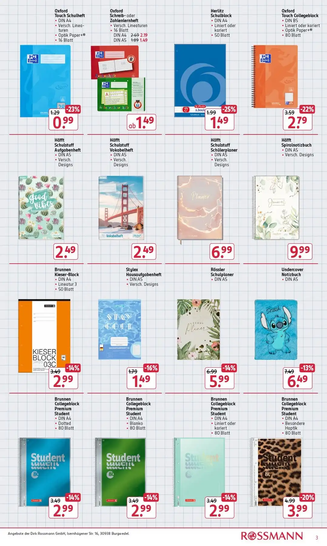 Rossmann Prospekt Gültig Vom 07.09.2026 Bis 12.09.2026 - Bild 1 Ab 07.09.2026
