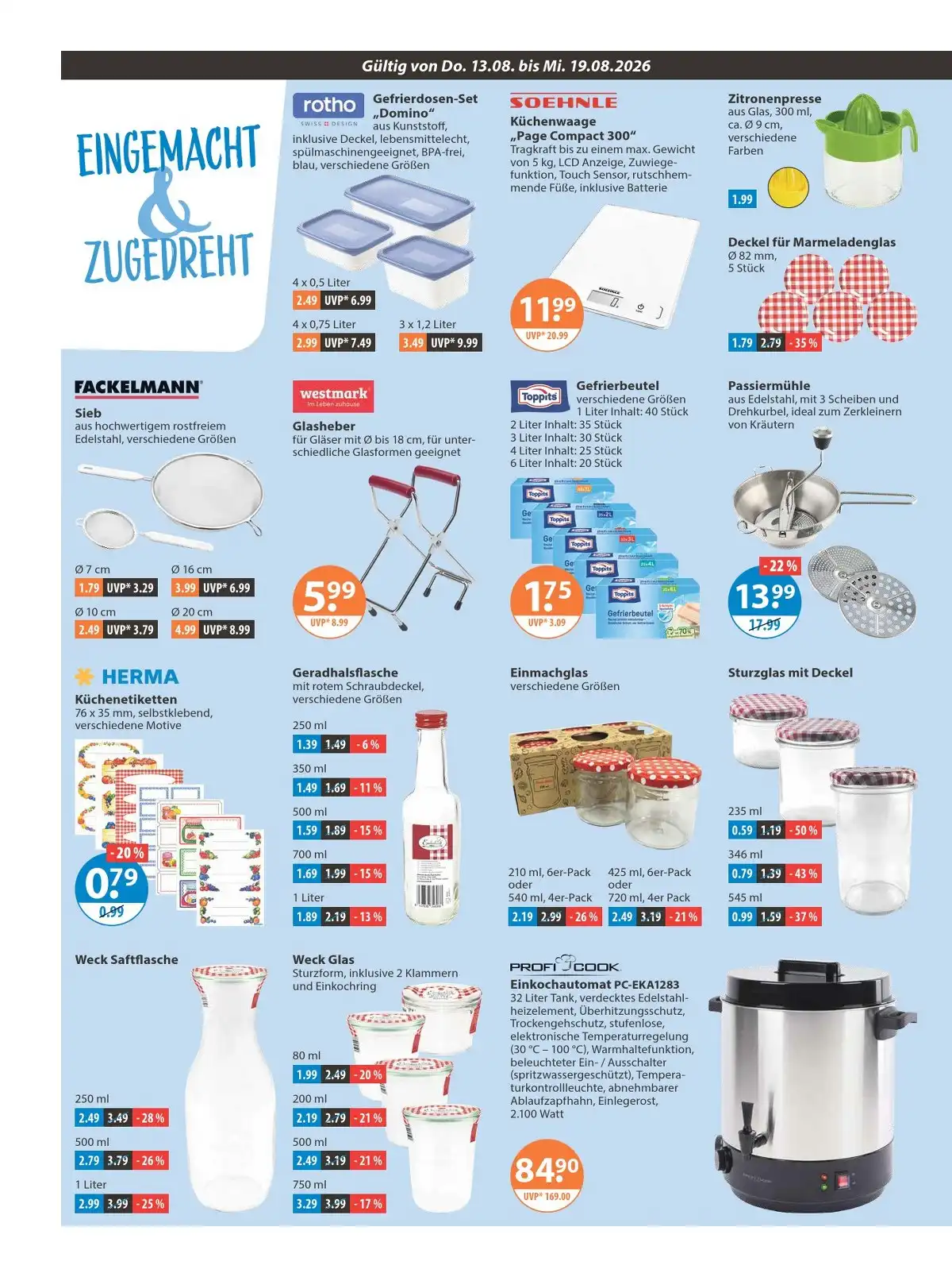 V-Markt Prospekt Gültig Vom 13.08.2026 Bis 19.08.2026 - Bild 2 Ab 13.08.2026