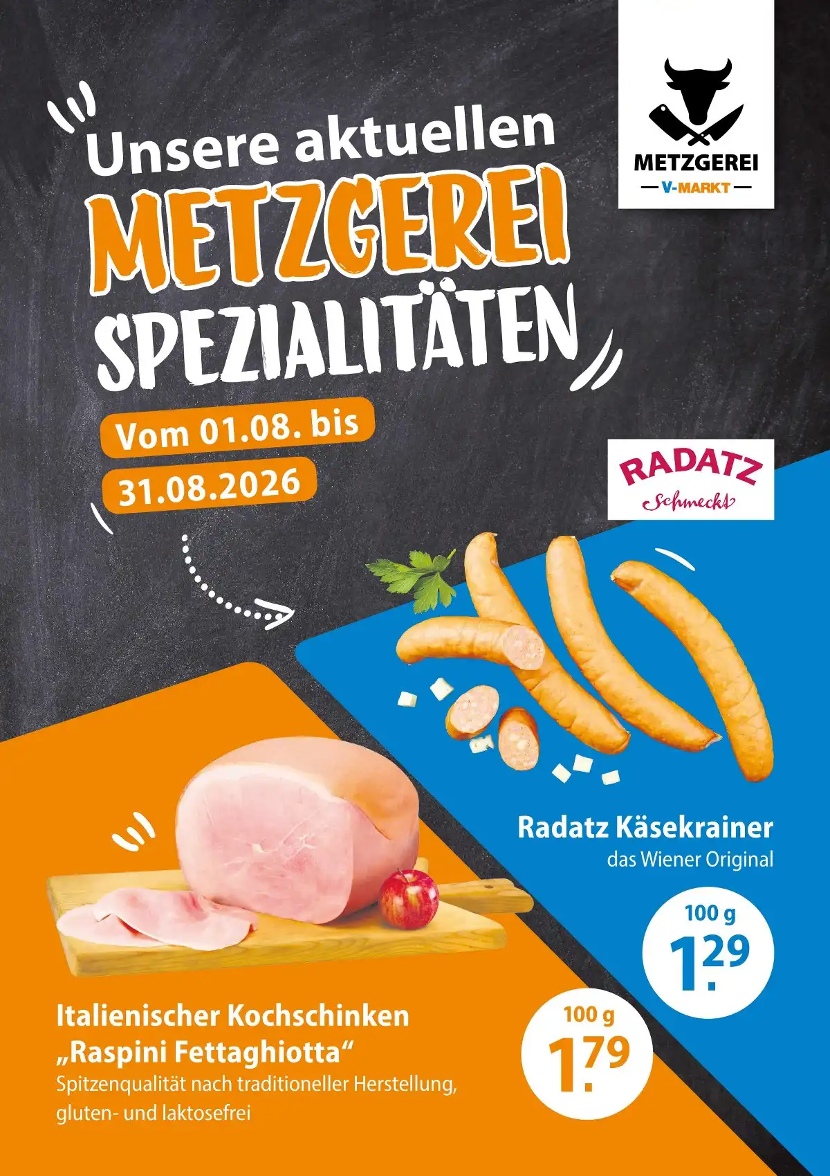 V-Markt Prospekt Gültig Vom 13.08.2026 Bis 19.08.2026 - Bild 1 Ab 13.08.2026