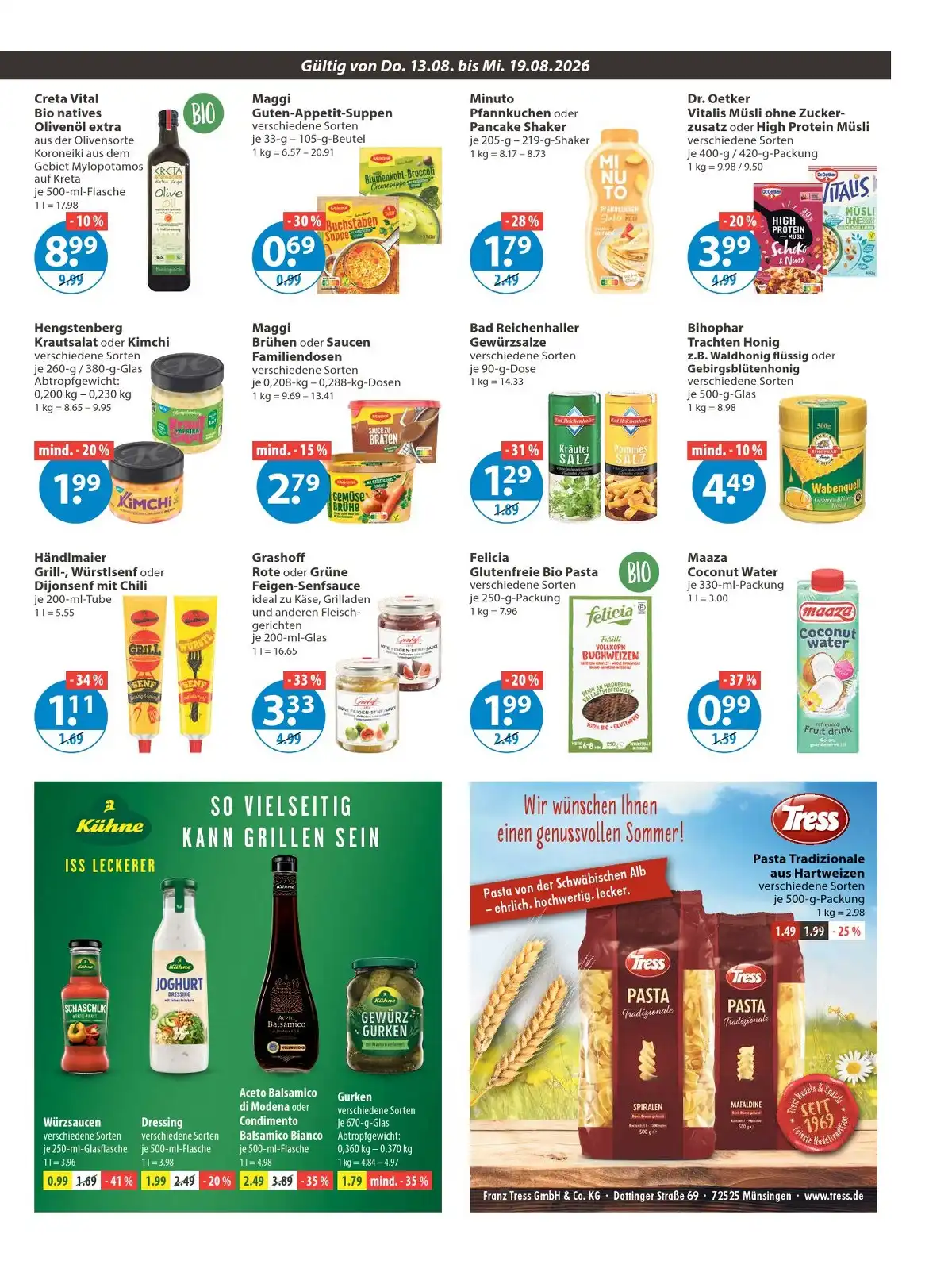 V-Markt Prospekt Gültig Vom 13.08.2026 Bis 19.08.2026 - Bild 1 Ab 13.08.2026