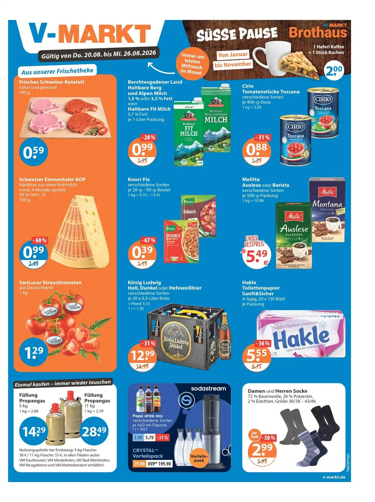 V-Markt Prospekt Ab 20.08.2026 Bis 26.08.2026 - Bild 1 Ab 20.08.2026