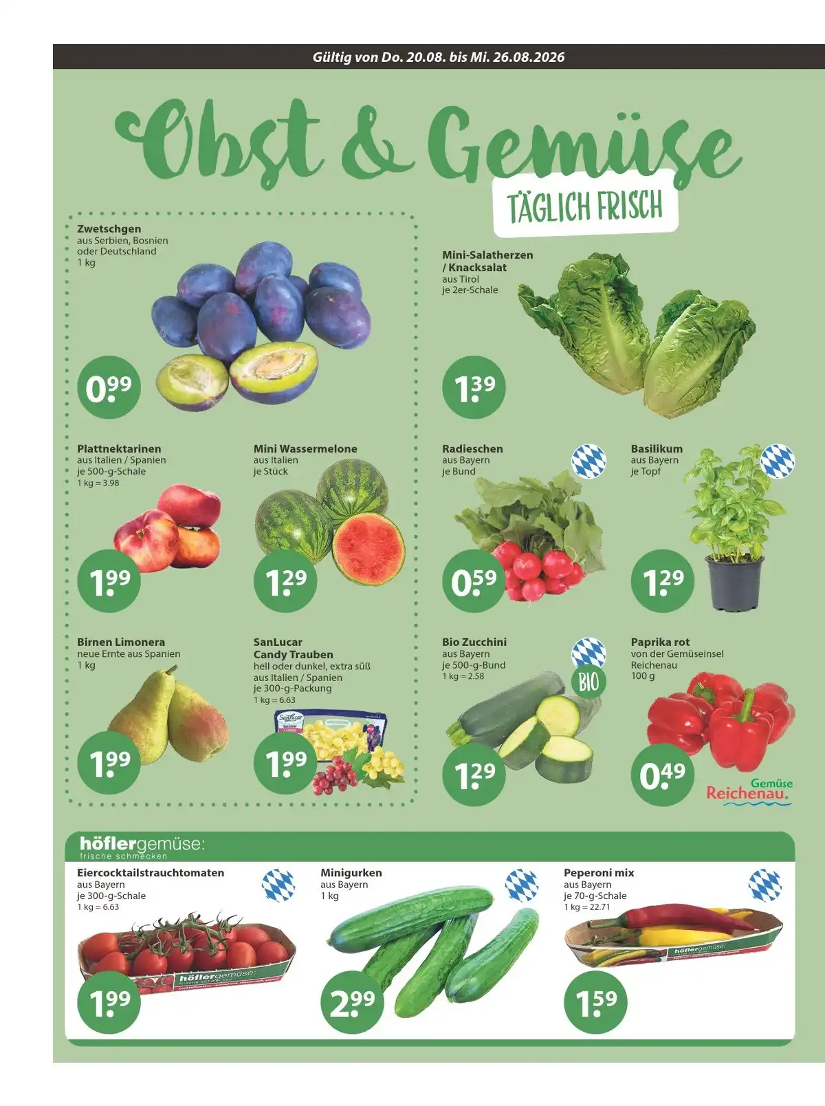 V-Markt Prospekt Ab 20.08.2026 Bis 26.08.2026 - Bild 2 Ab 20.08.2026