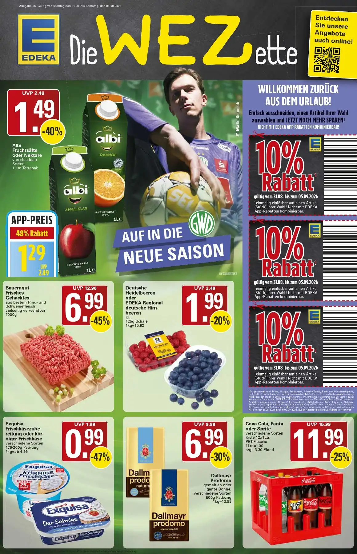 Wez Prospekt Ab 31.08.2026 Bis 05.09.2026 - Bild 1 Ab 31.08.2026