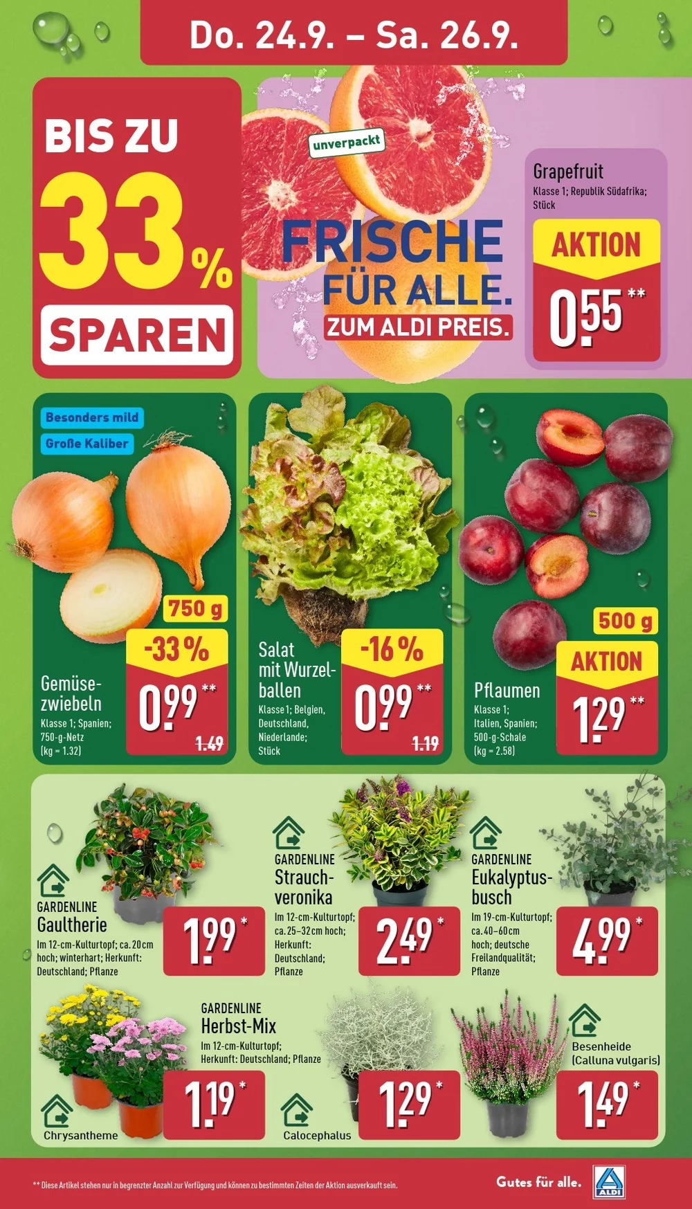 Aldi Nord Prospekt Ab 21.09.2026 Bis 26.09.2026 - Bild 1 Ab 21.09.2026