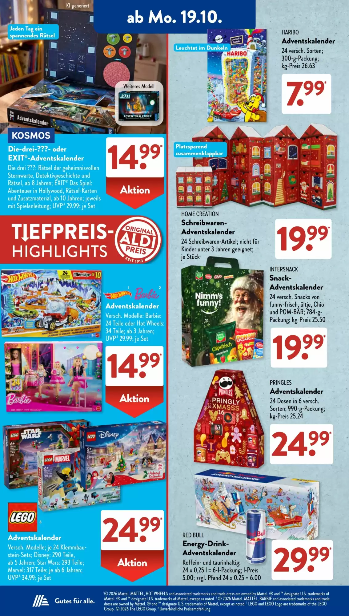 Aldi Süd Prospekt Ab 19.10.2026 Bis 24.10.2026 - Bild 1 Ab 19.10.2026 Halloween