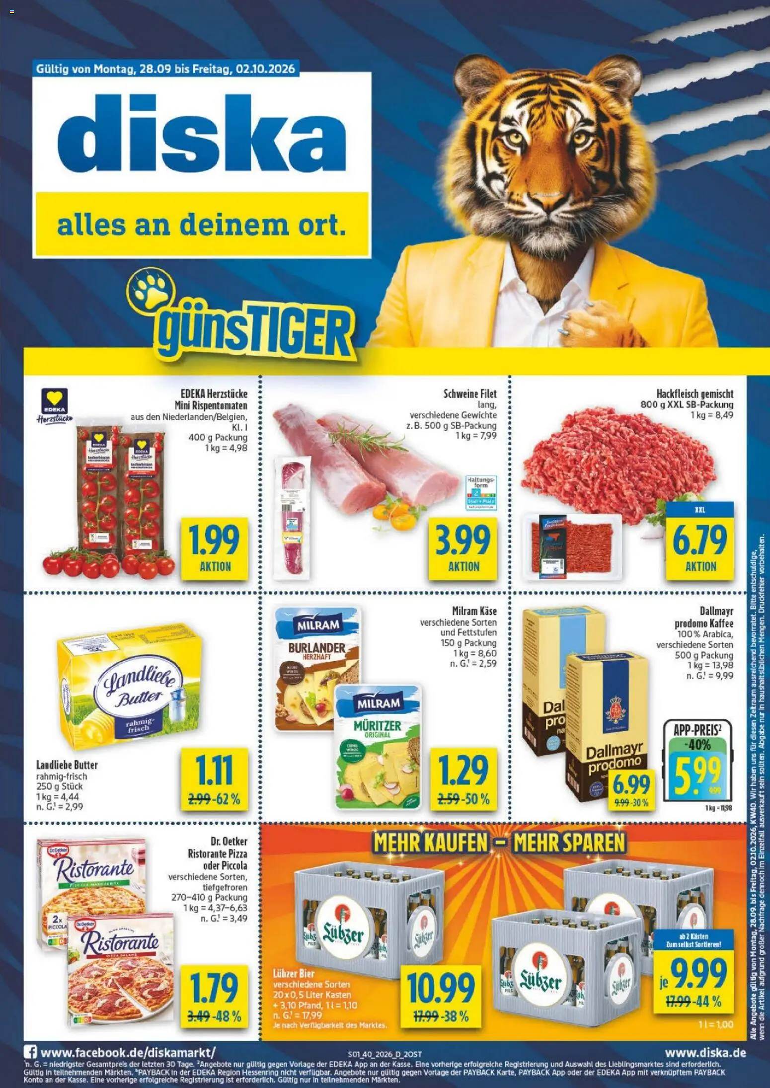 Diska Prospekt Ab 28.09.2026 Bis 03.10.2026 - Bild 1 Ab 28.09.2026