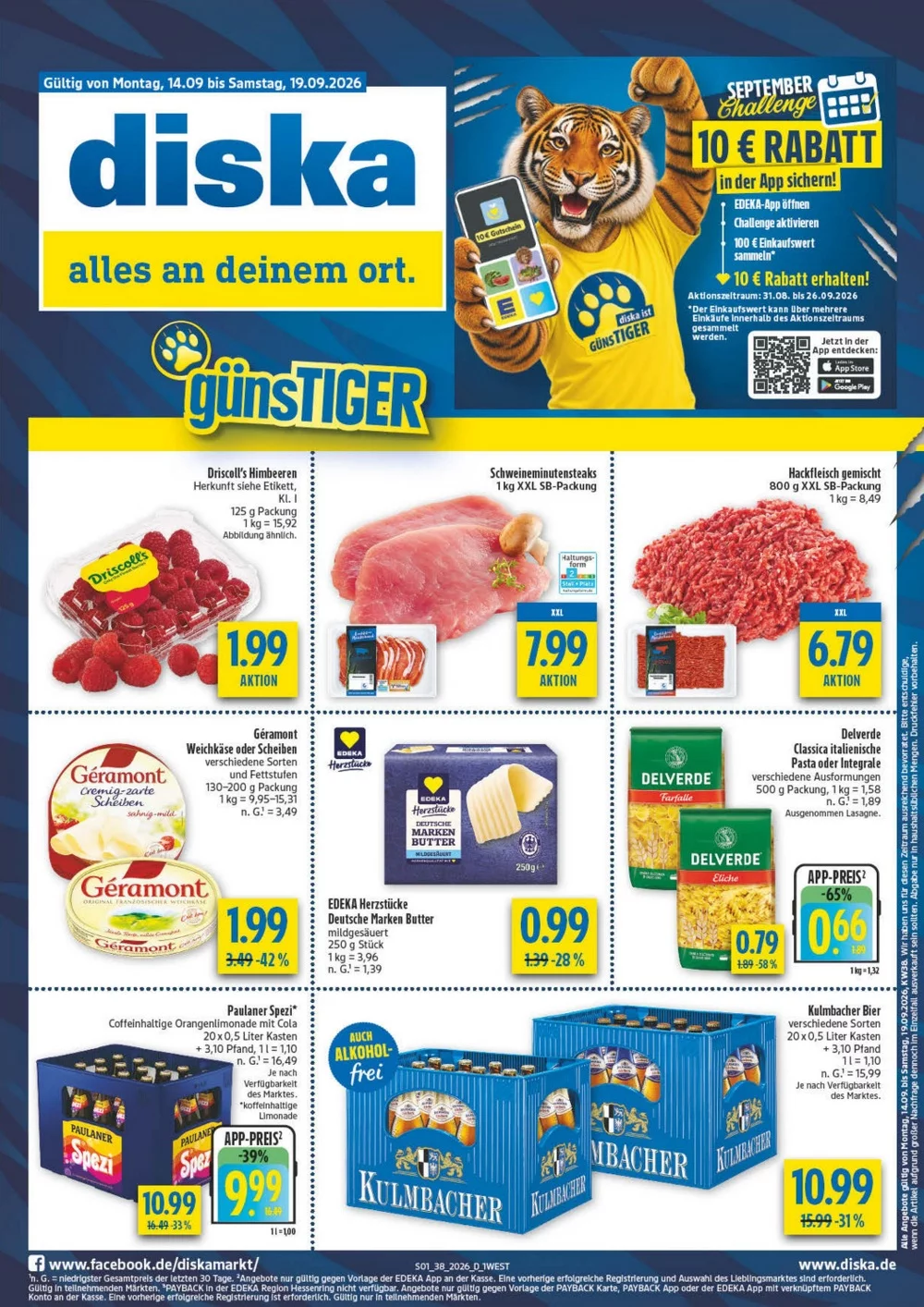 Diska Prospekt Ab 14.09.2026 Bis 19.09.2026 - Bild 1 Ab 14.09.2026