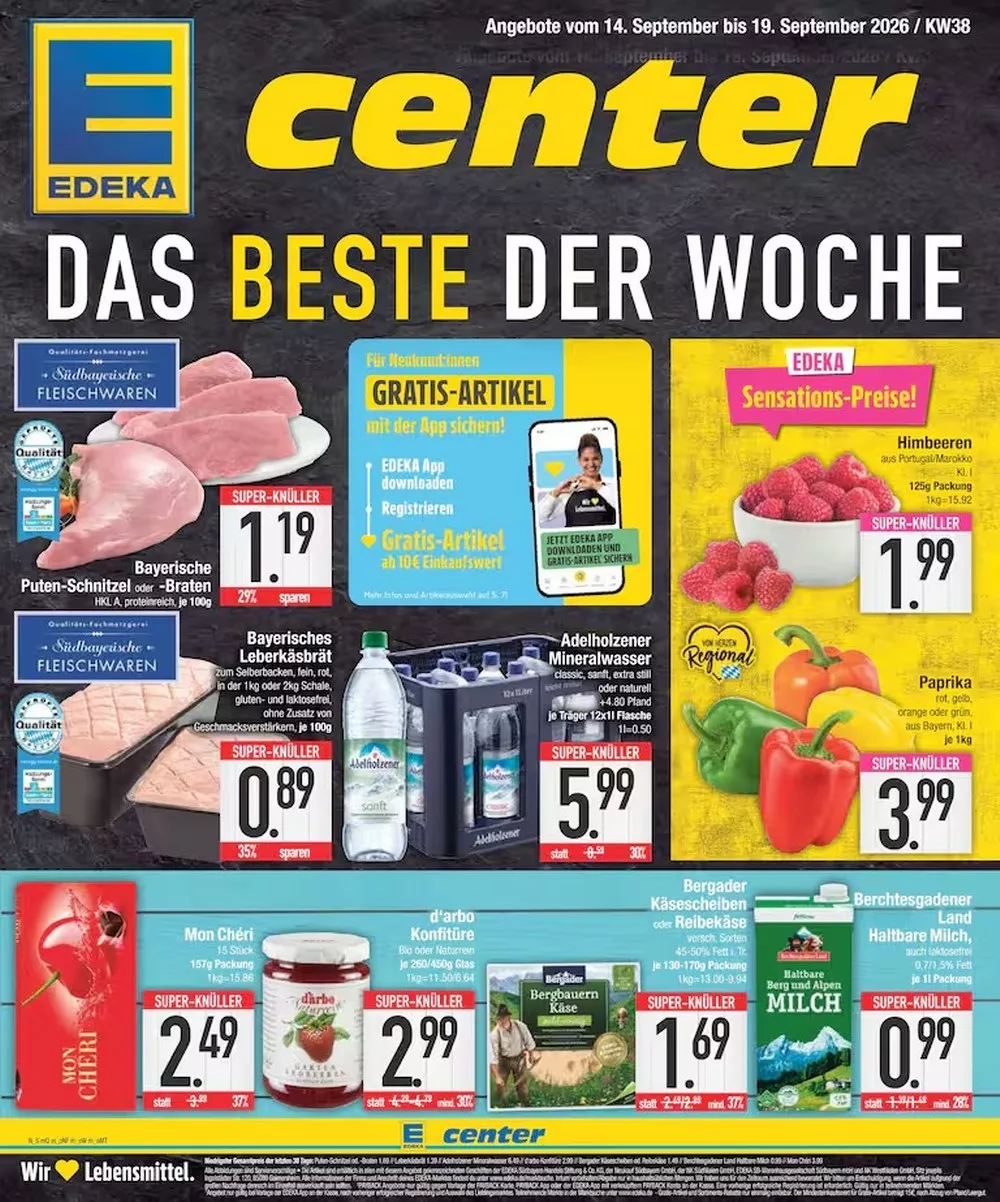 E Center Prospekt Gültig Vom 14.09.2026 Bis 19.09.2026 - Bild 1 Ab 14.09.2026