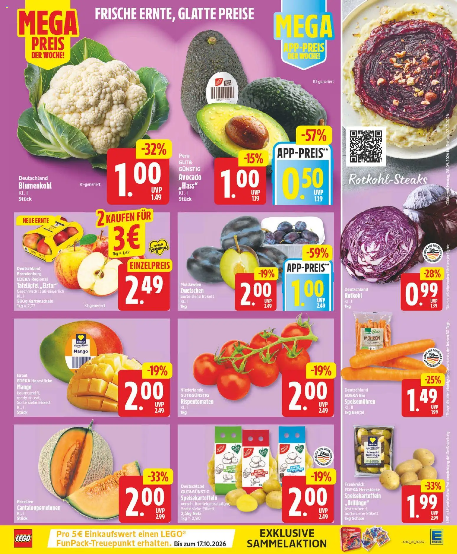 Edeka Prospekt Ab 28.09.2026 Bis 03.10.2026 - Bild 1 Ab 28.09.2026