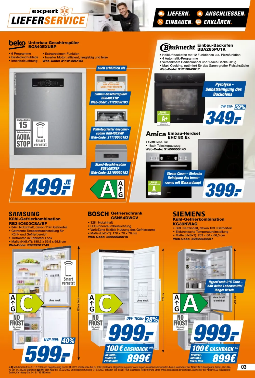 Expert Bening Prospekt Ab 18.09.2026 Bis 24.09.2026 - Bild 1 Expert Bening Ab 04.09