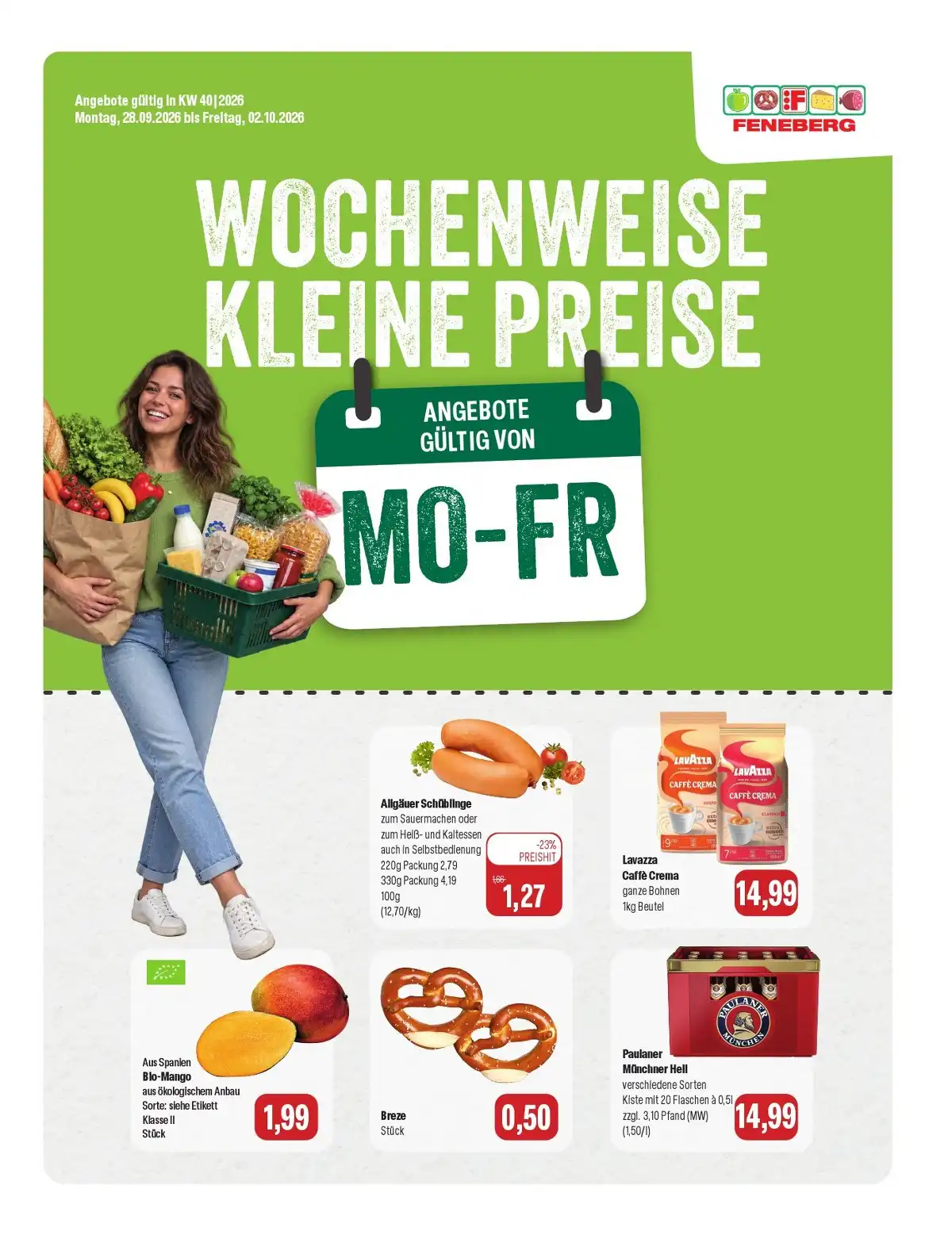 Feneberg Prospekt Gültig Vom 28.09.2026 Bis 02.10.2026 - Bild 1 Ab 28.09.2026
