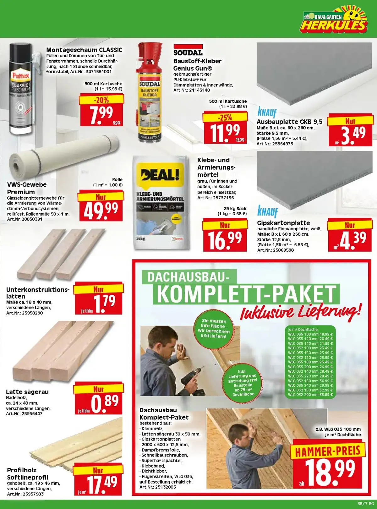 Herkules Baumarkt Prospekt Ab 14.09.2026 Bis 19.09.2026 - Bild 1 Ab 14.09.2026