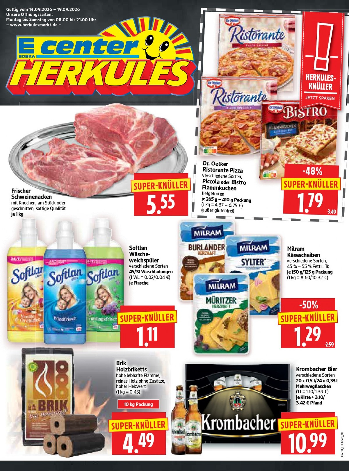 Herkules Prospekt Ab 14.09.2026 Bis 19.09.2026 – Top Angebote - Bild 1 Ab 14.09.2026