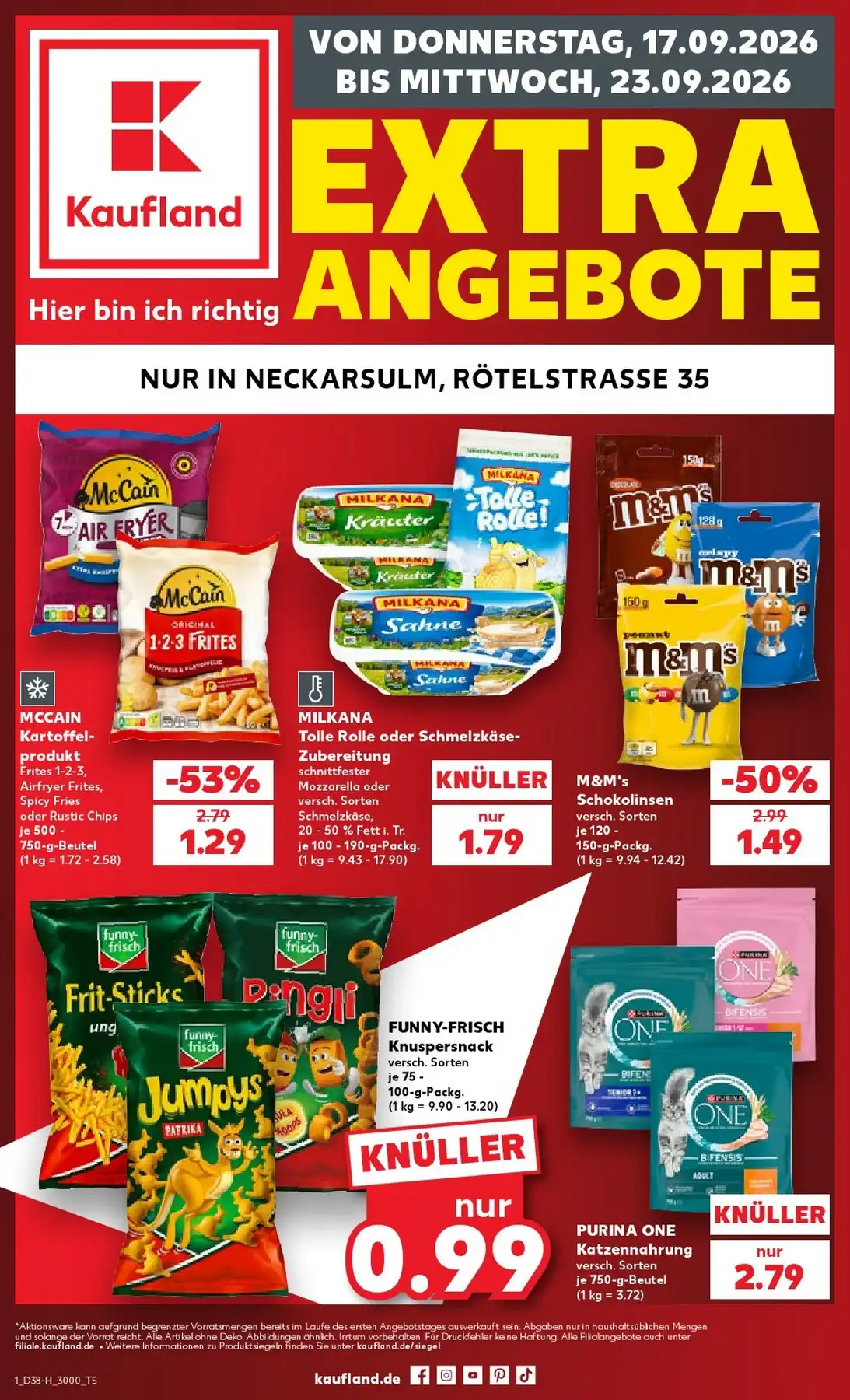 Kaufland Prospekt 17.09.2026 Bis 23.09.2026 - Bild 1 Ab 17.09.2026 Extra