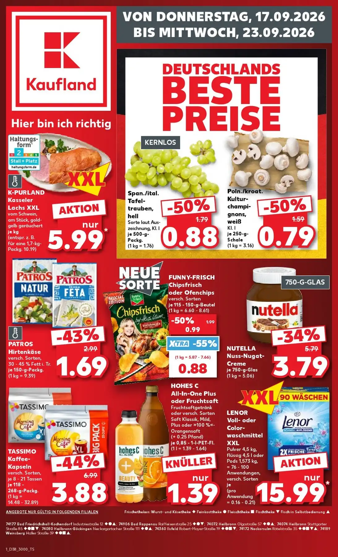 Kaufland Prospekt 17.09.2026 Bis 23.09.2026 - Bild 1 Ab 17.09.2026