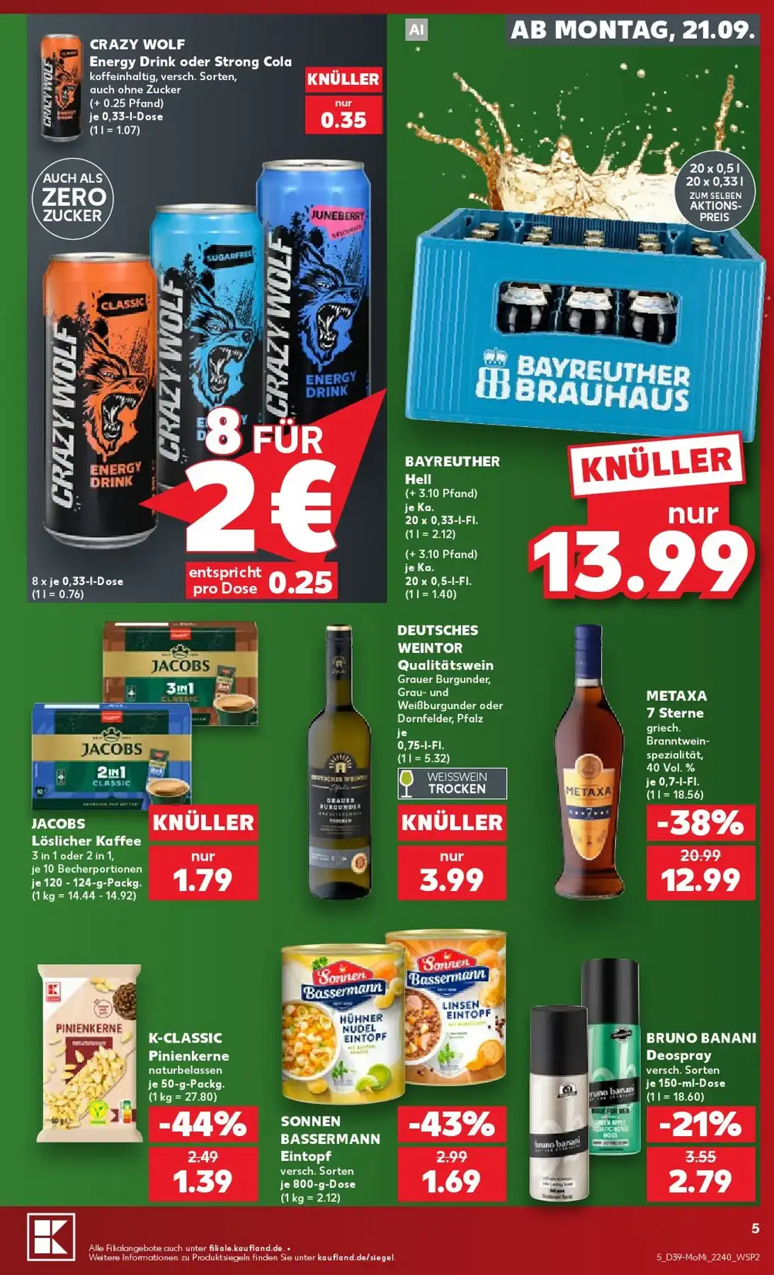 Kaufland Prospekt 17.09.2026 Bis 23.09.2026 - Bild 3 Ab 21.09.2026