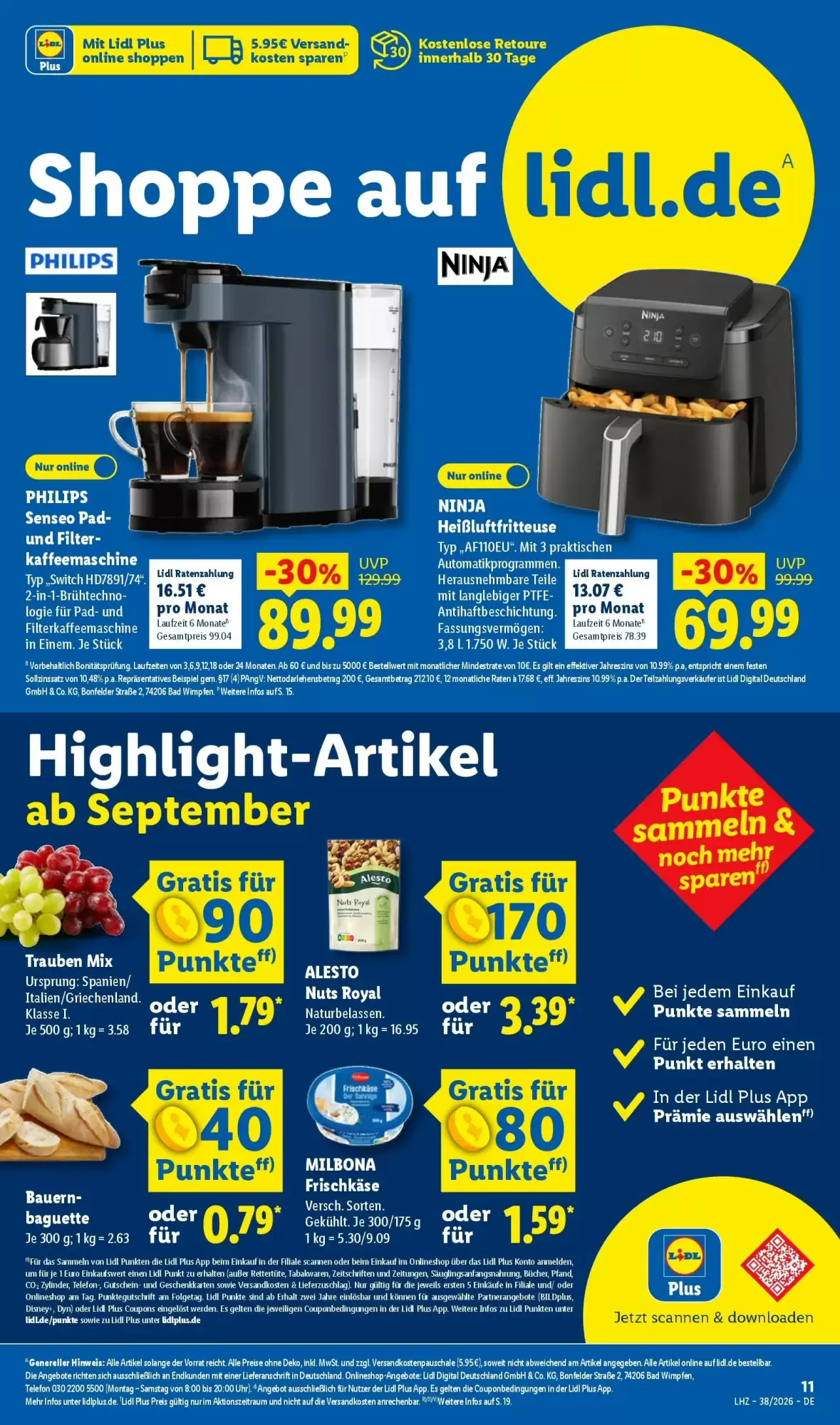 Lidl Prospekt Ab 14.09.2026 Bis 19.09.2026 - Bild 1 Ab 14.09.2026